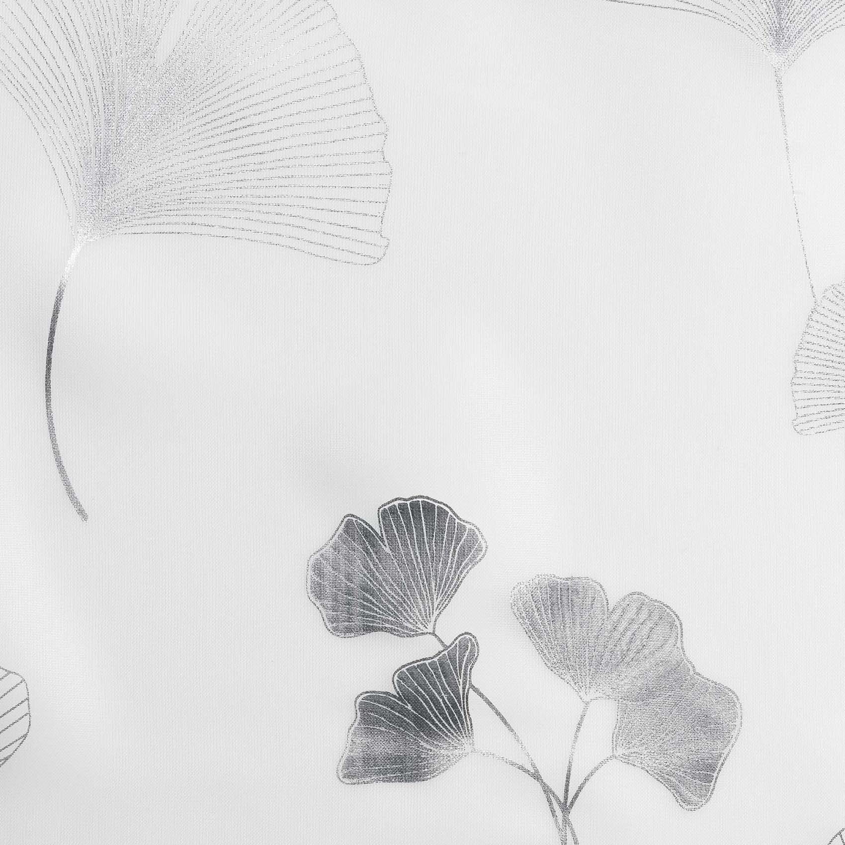 Voilage Ginko argent — vue 4