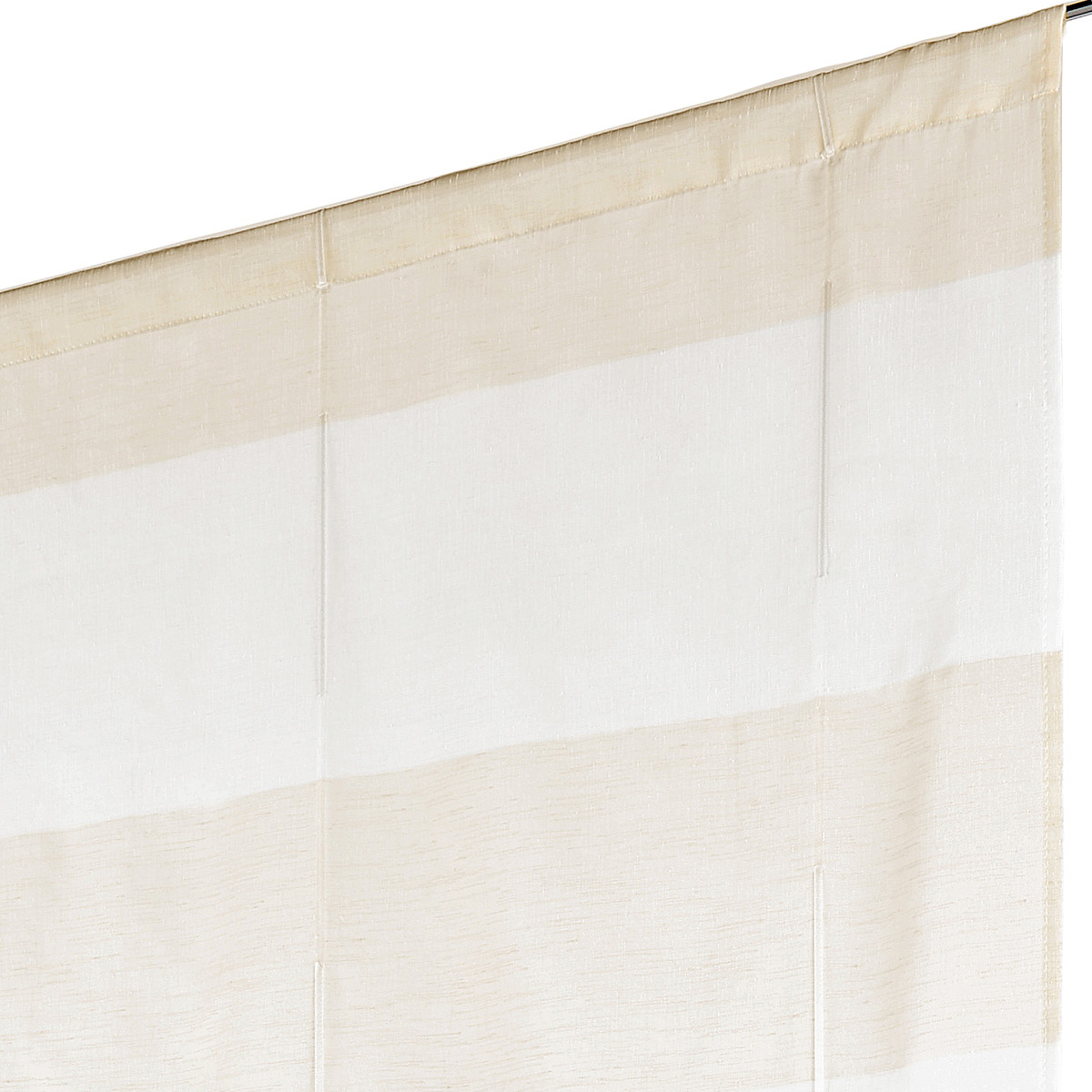 Petit voilage droit à rayures horizontales — vue 3