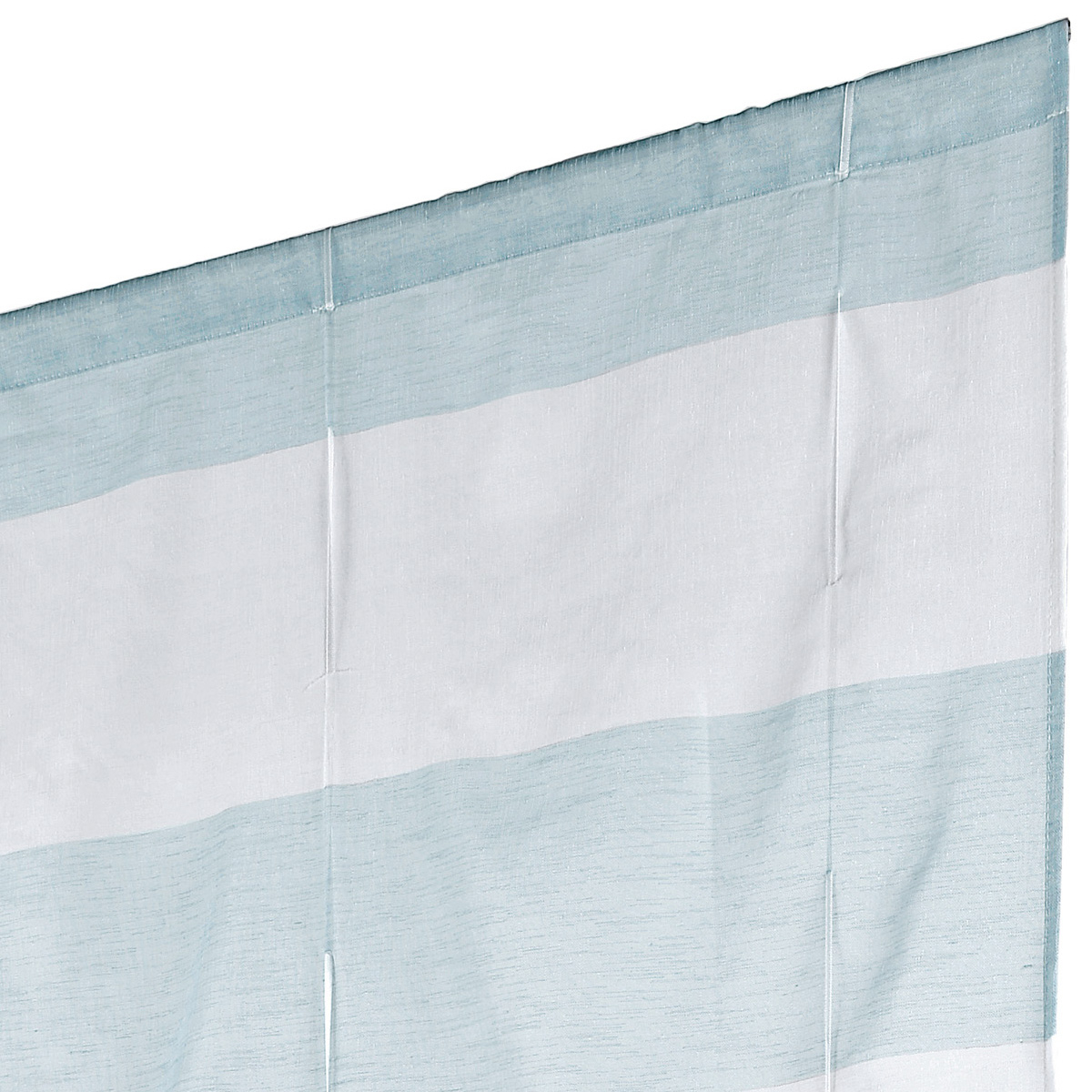 Petit voilage droit à rayures horizontales — vue 6