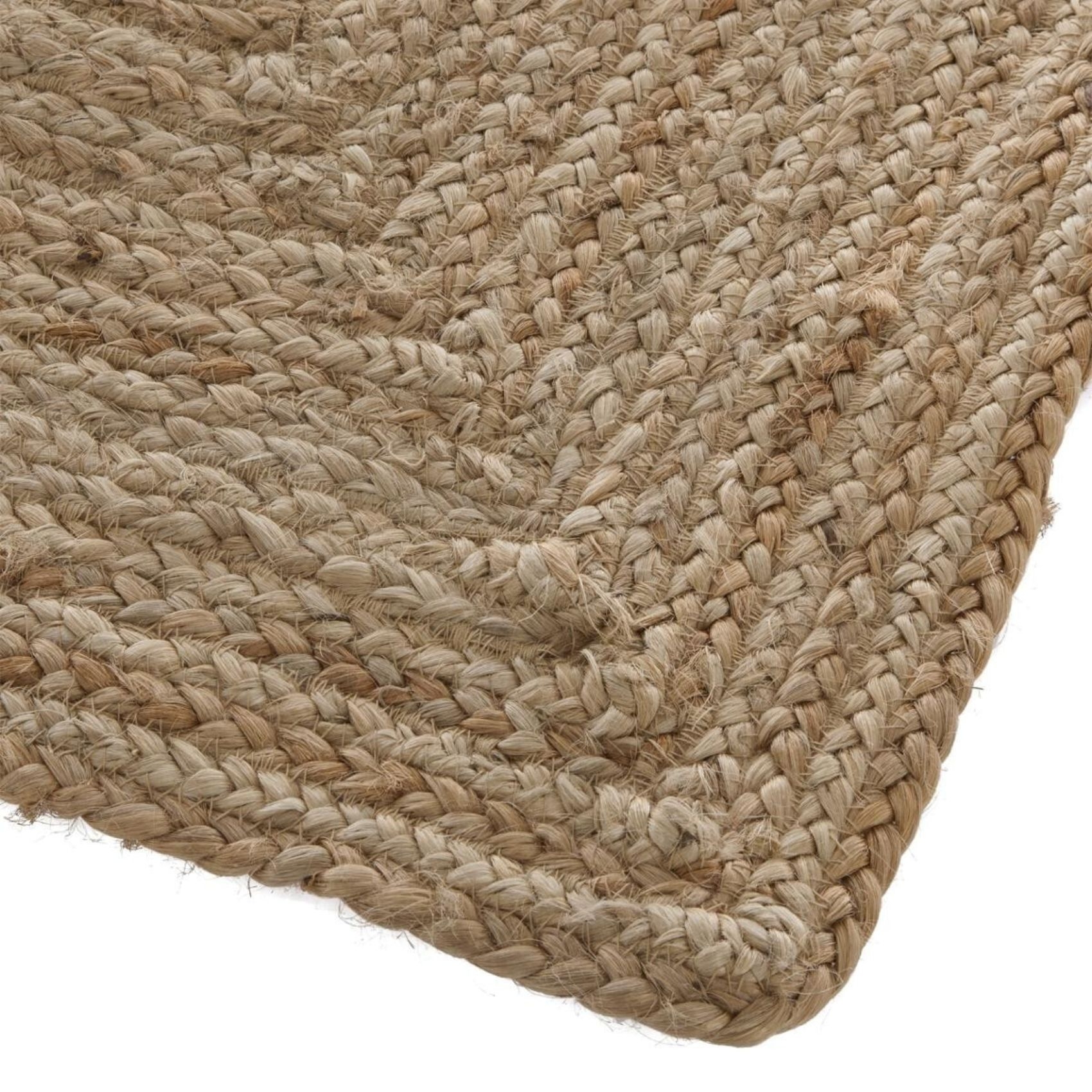 Tapis effet bohème en jute — vue 3