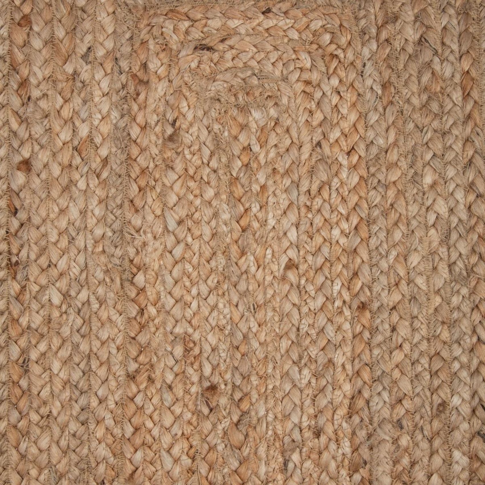 Tapis effet bohème en jute — vue 4