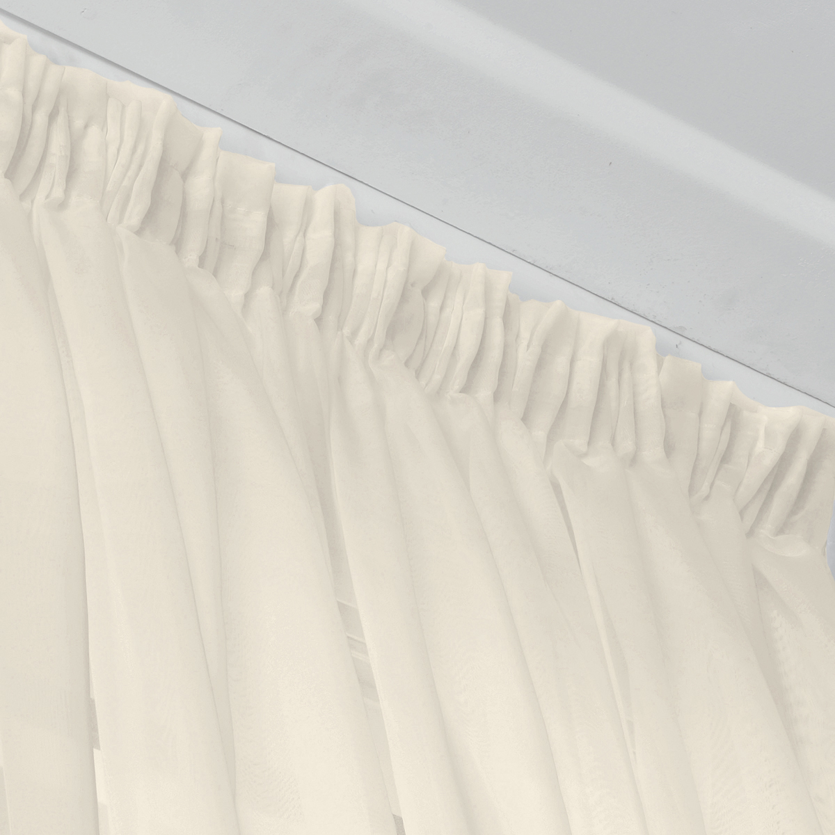 Voilage  galon fronceur uni — vue 6