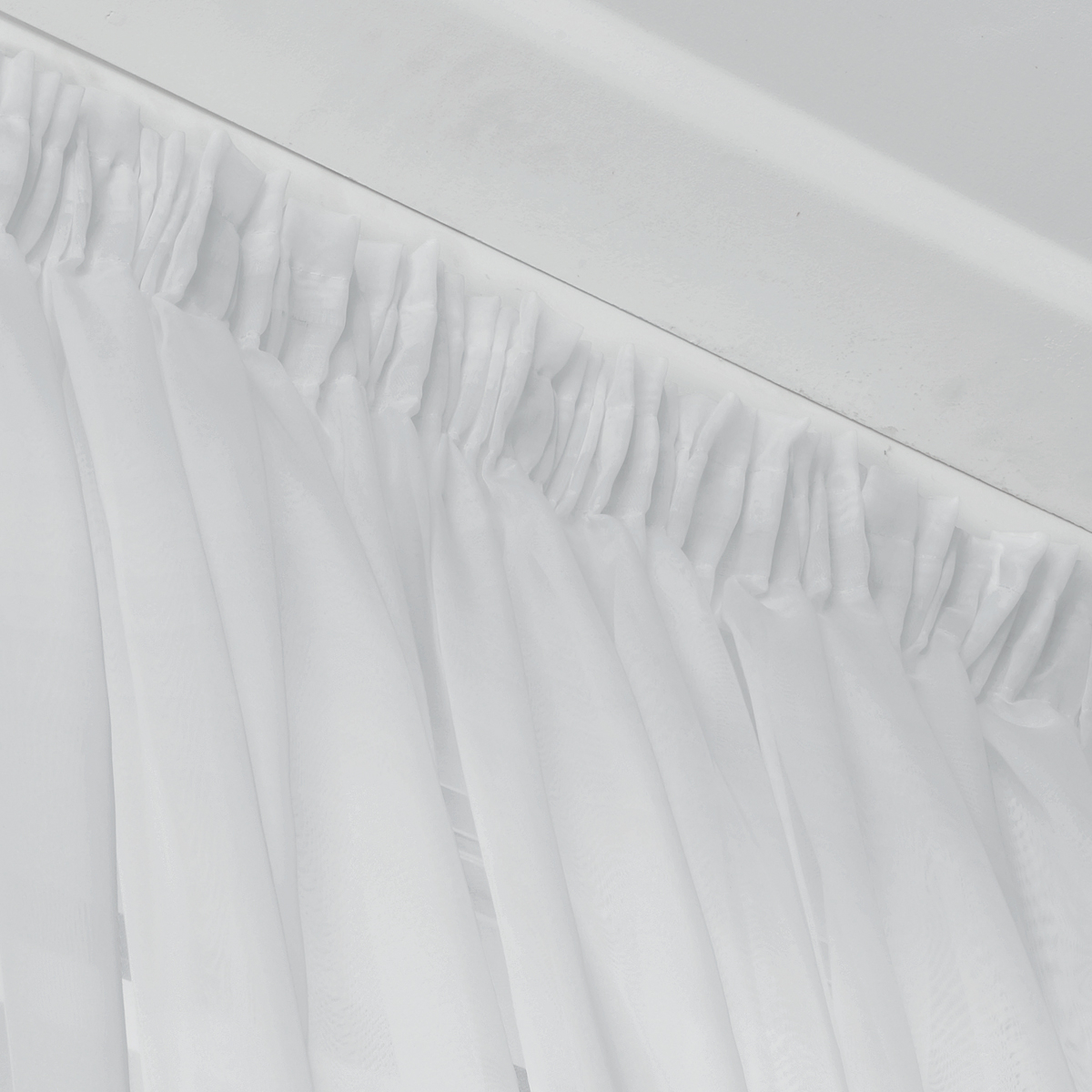 Voilage  galon fronceur uni — vue 3