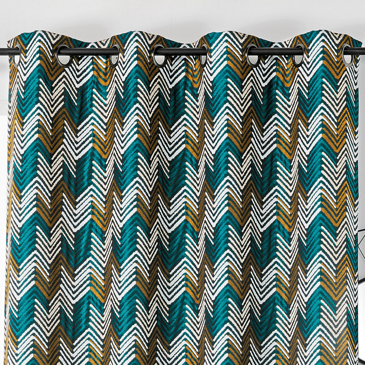 Rideau tamisant aux impressions ethniques — vue 3