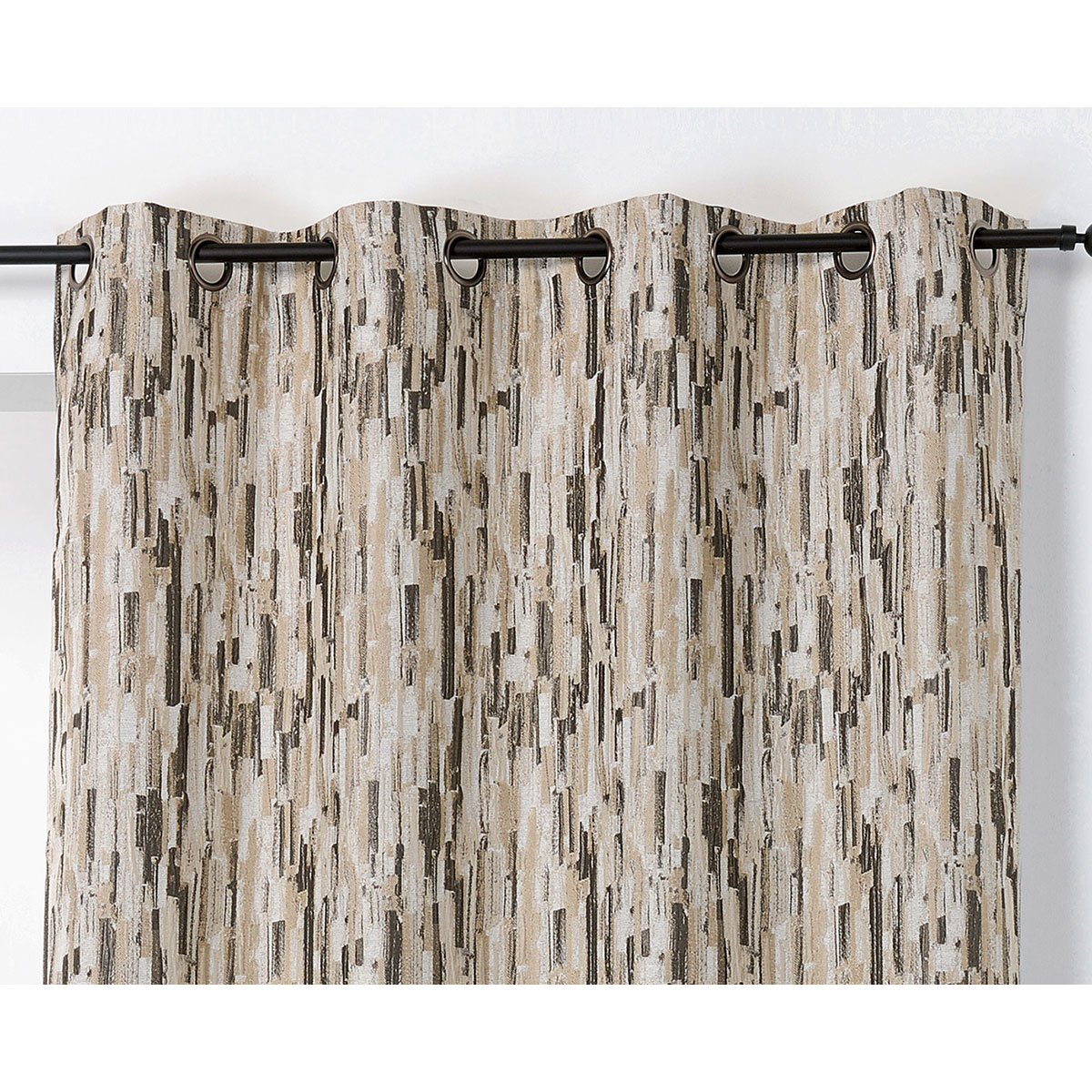 Rideau d'ameublement aux impressions abstraites — vue 3