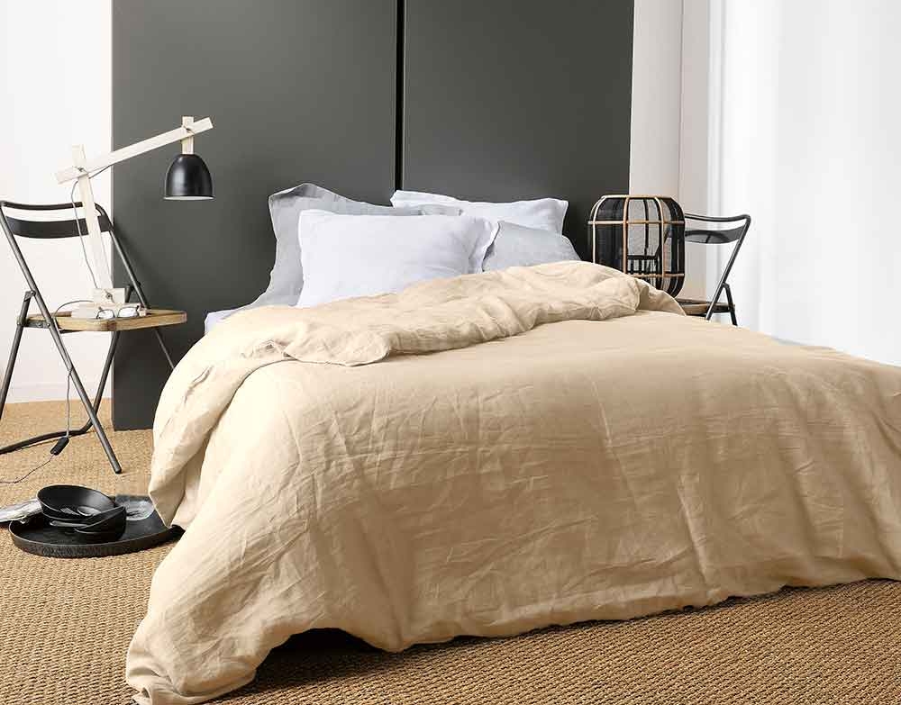 Housse de Couette Unie en Lin — vue 6