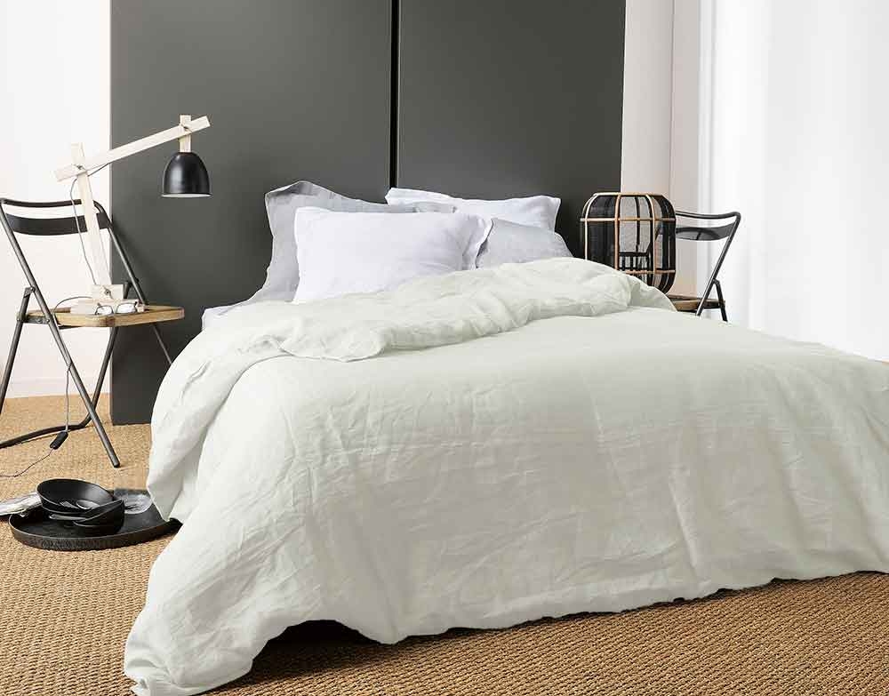 Housse de Couette Unie en Lin — vue 6