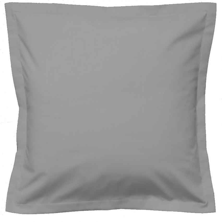 Taie d'oreiller 100% Lin volant plat