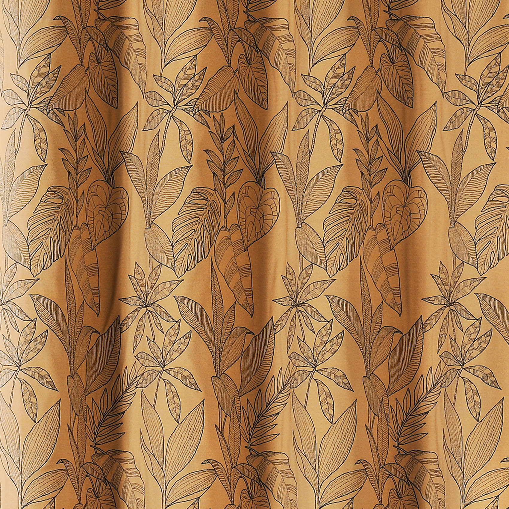 Rideau aux feuilles stylisées — vue 4