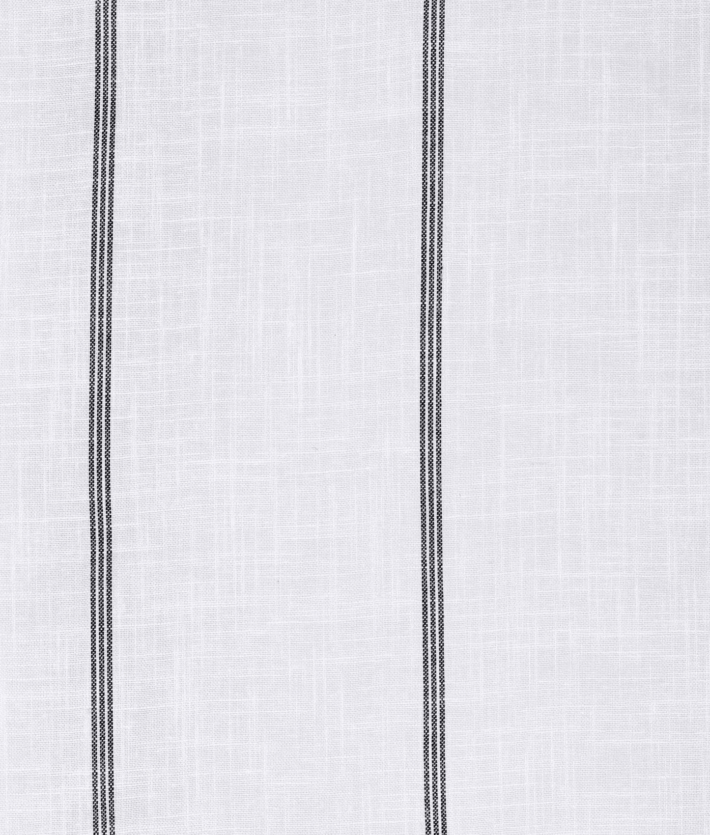 Tissu aux fines rayures noires