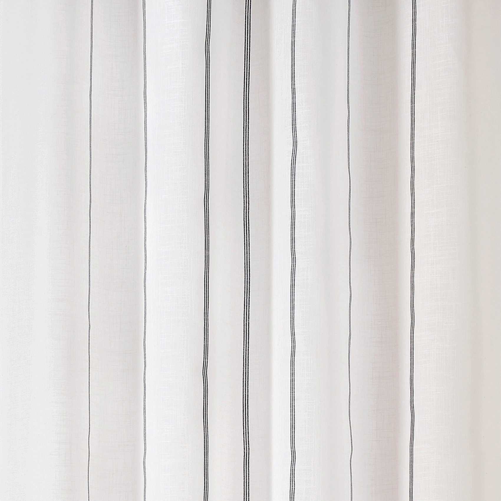 Voilage aux fines rayures noires — vue 4