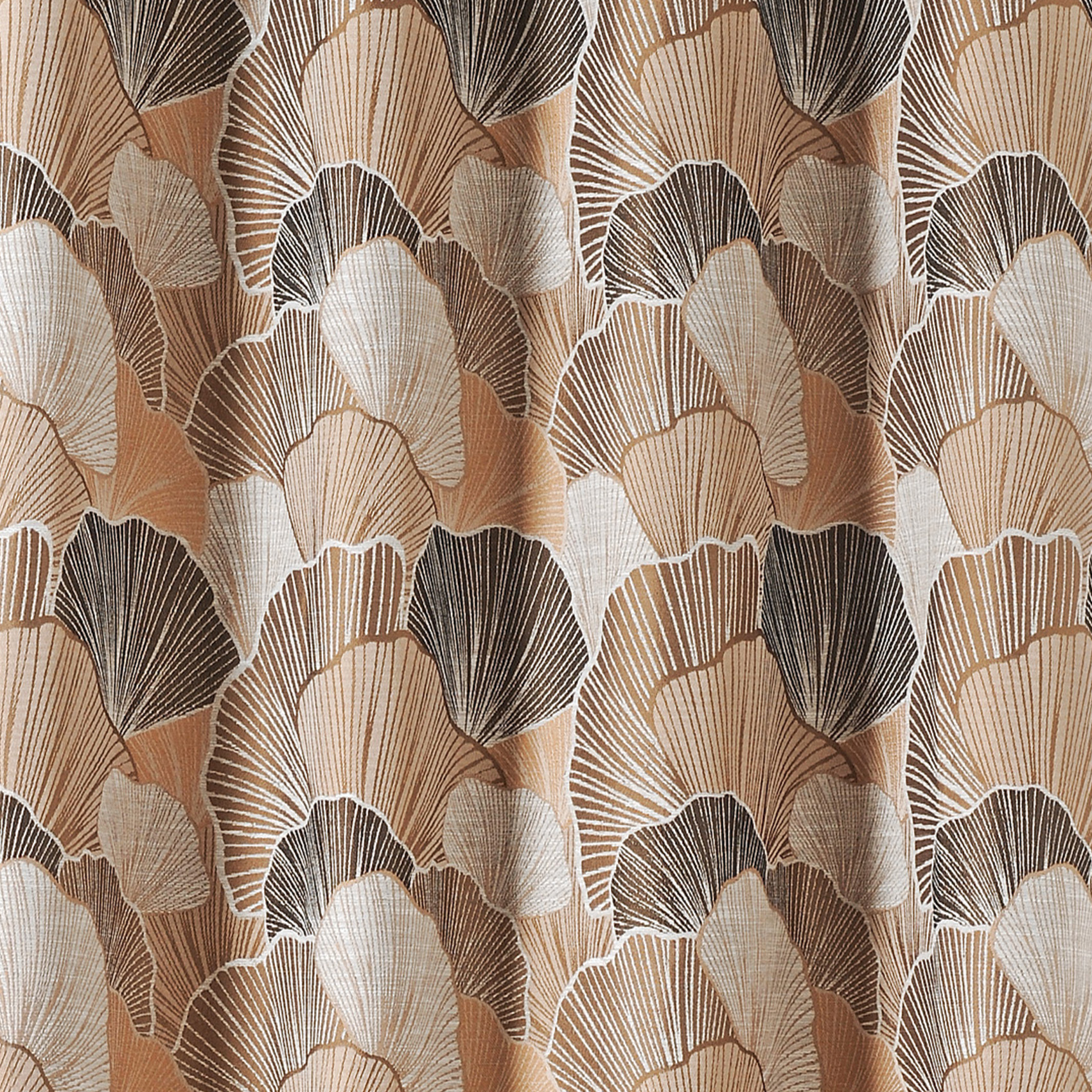 Rideau imprimé feuilles de Ginko — vue 4