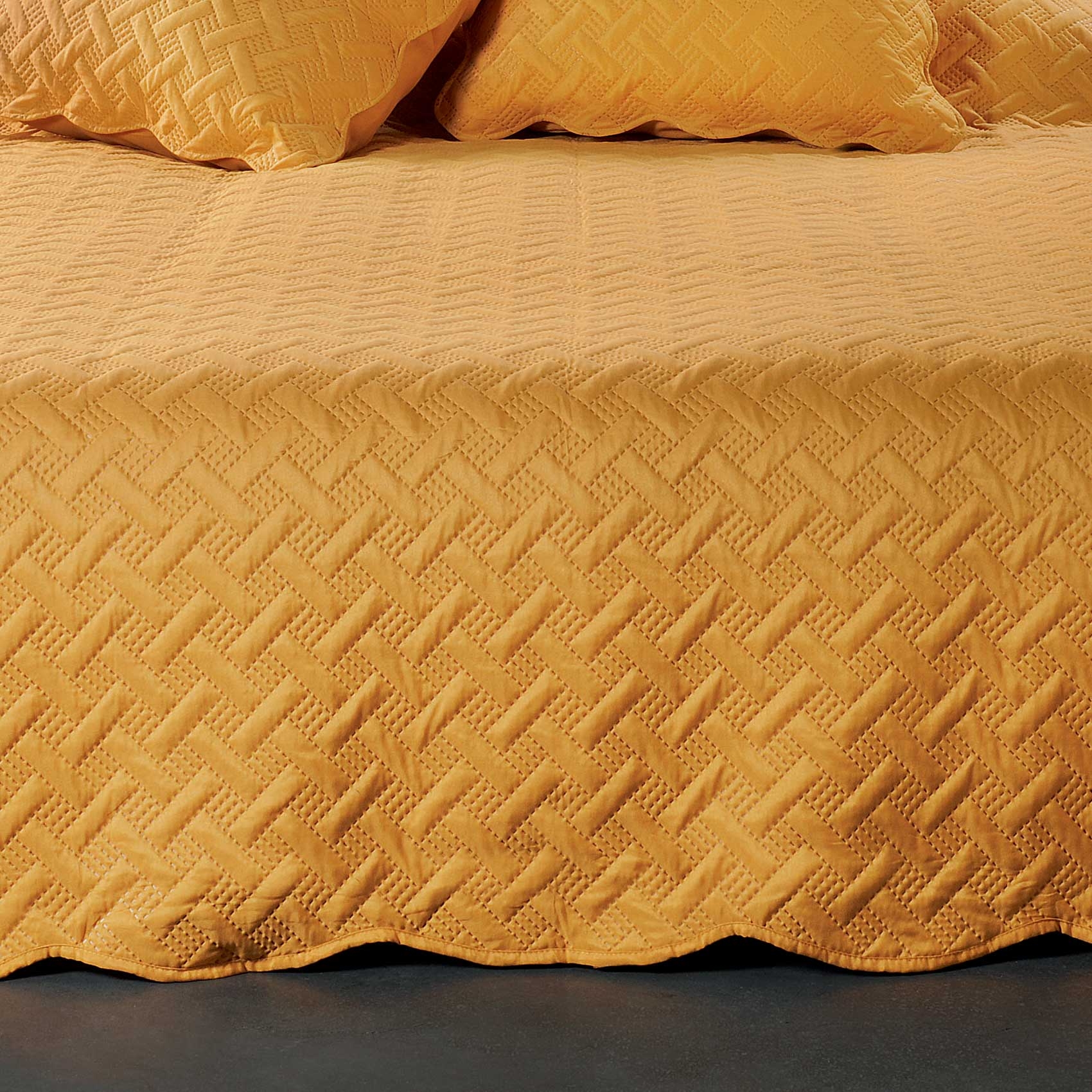 Couverture molletonné surpiquage graphique — vue 6