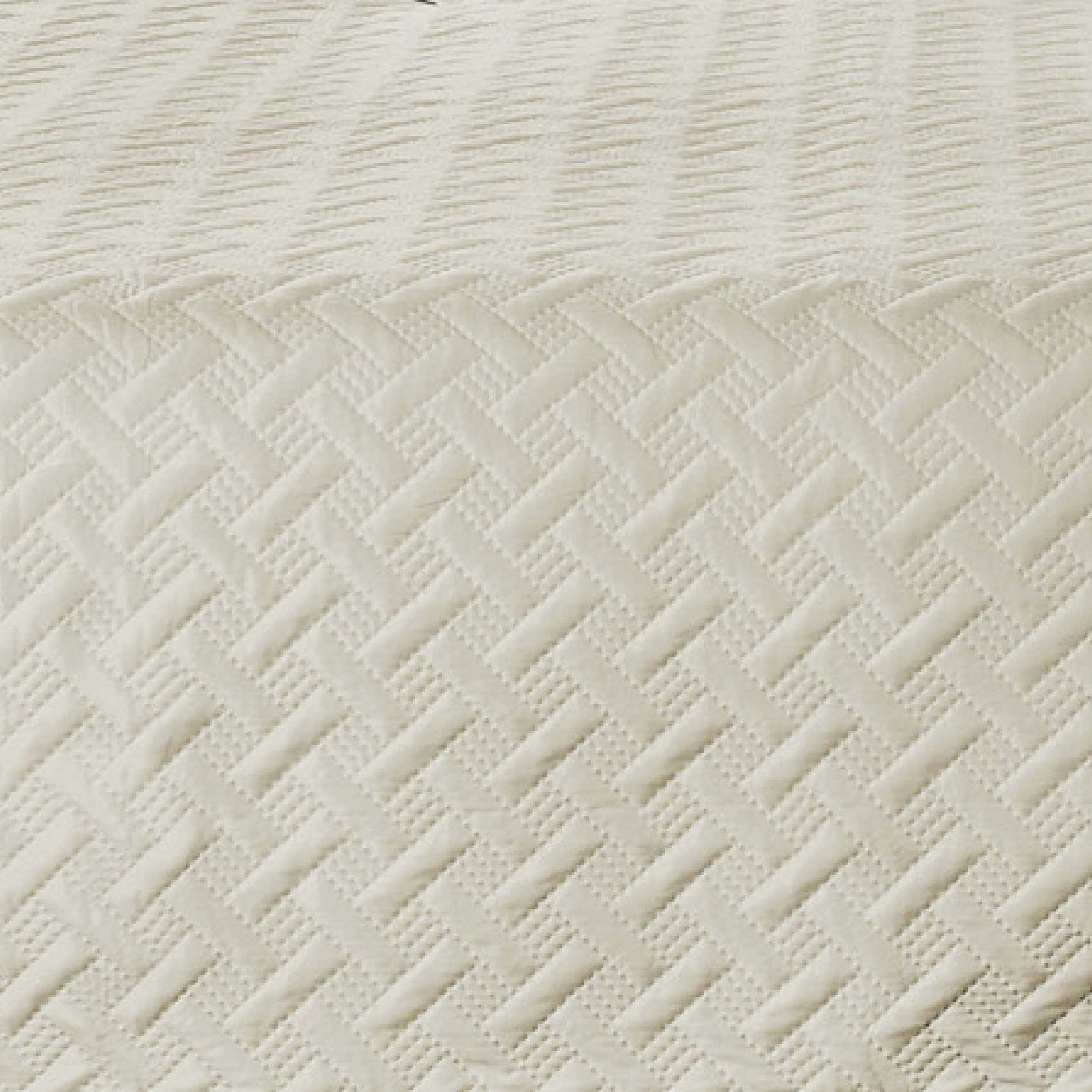 Couverture molletonné surpiquage graphique — vue 4