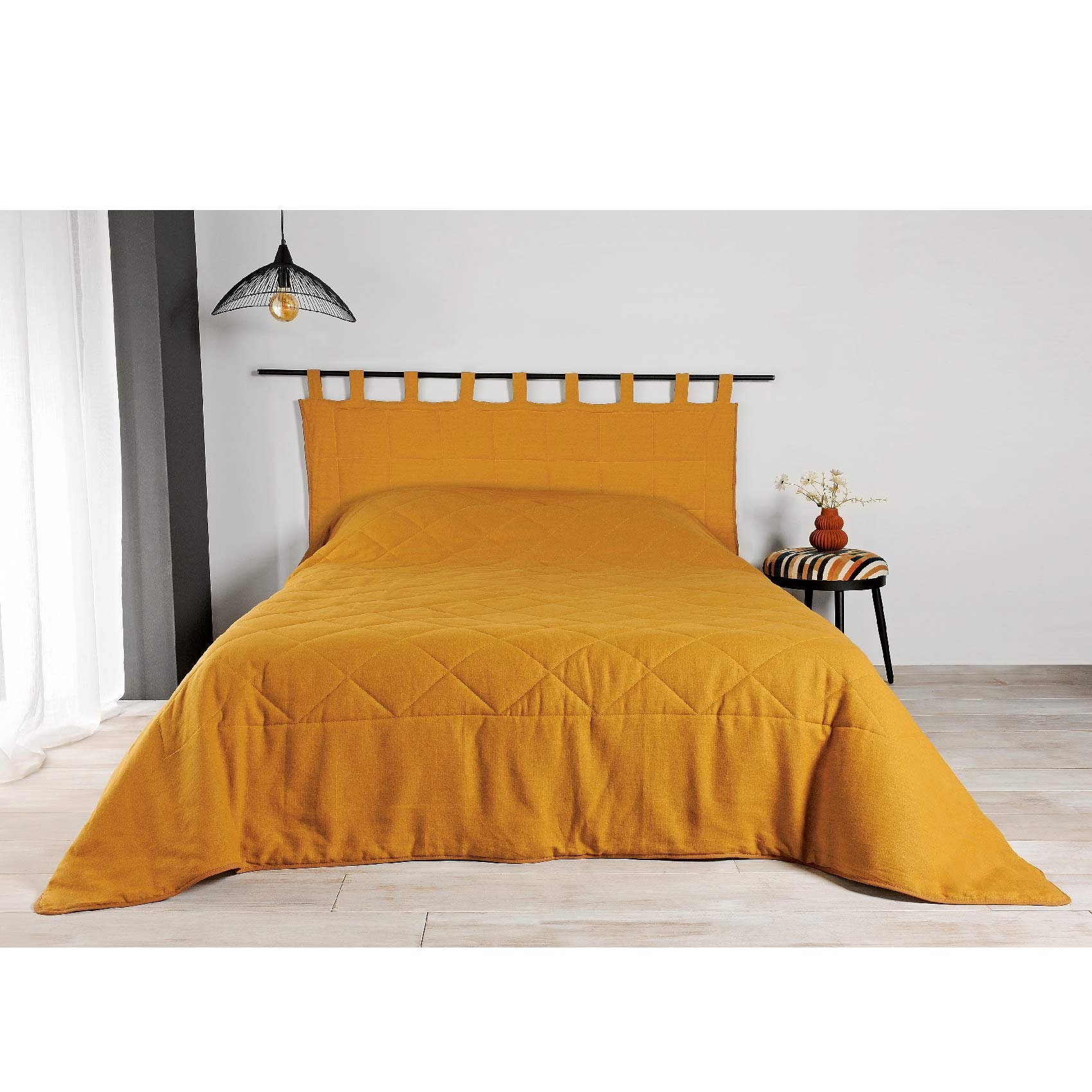 Jeté de lit en 100% lin — vue 4