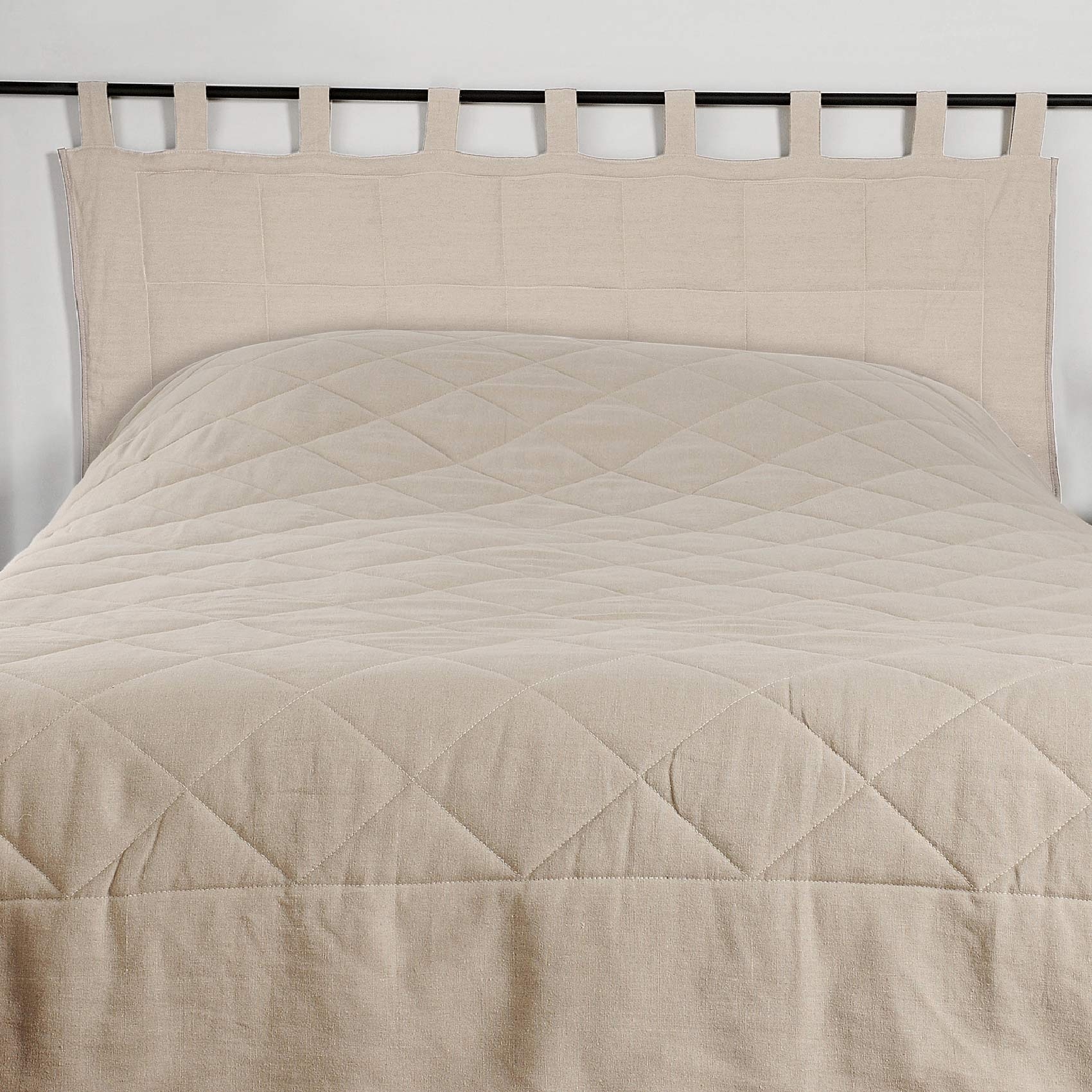 Tête de lit à pattes en 100% lin — vue 3