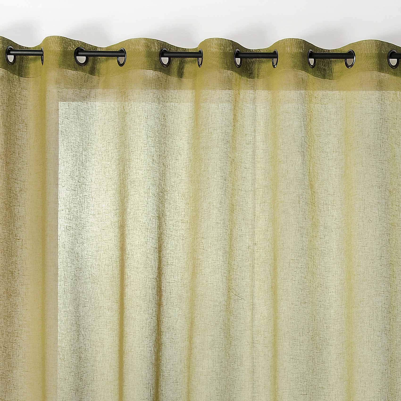 Voilage grande largeur semi-transparent — vue 3