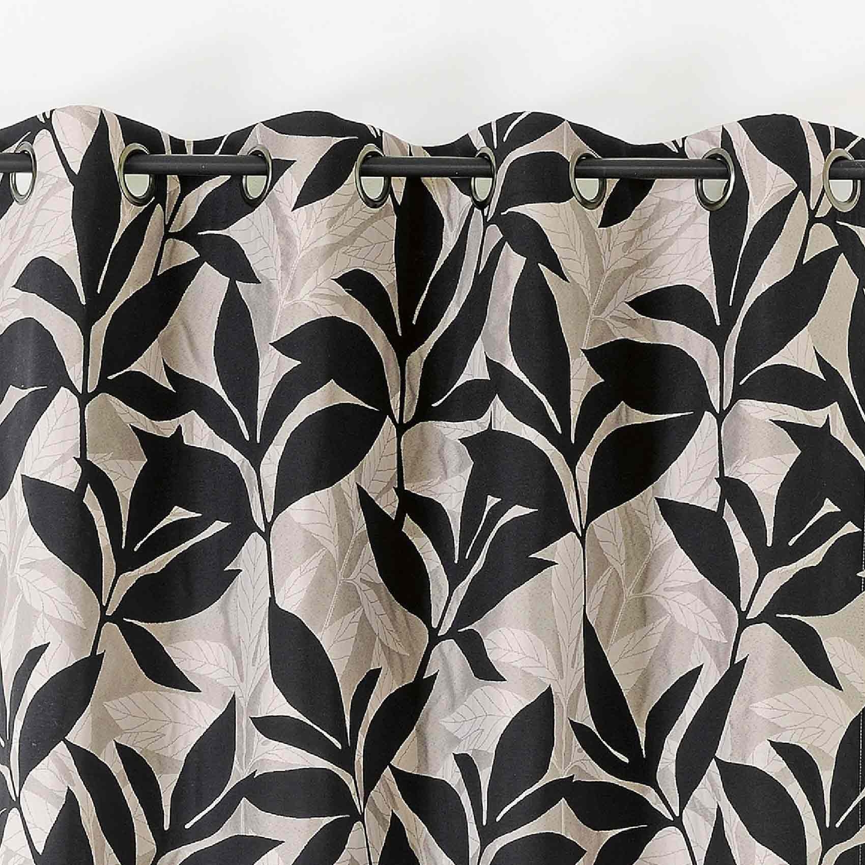 Rideau d'ameublement aux feuillages exotiques — vue 3