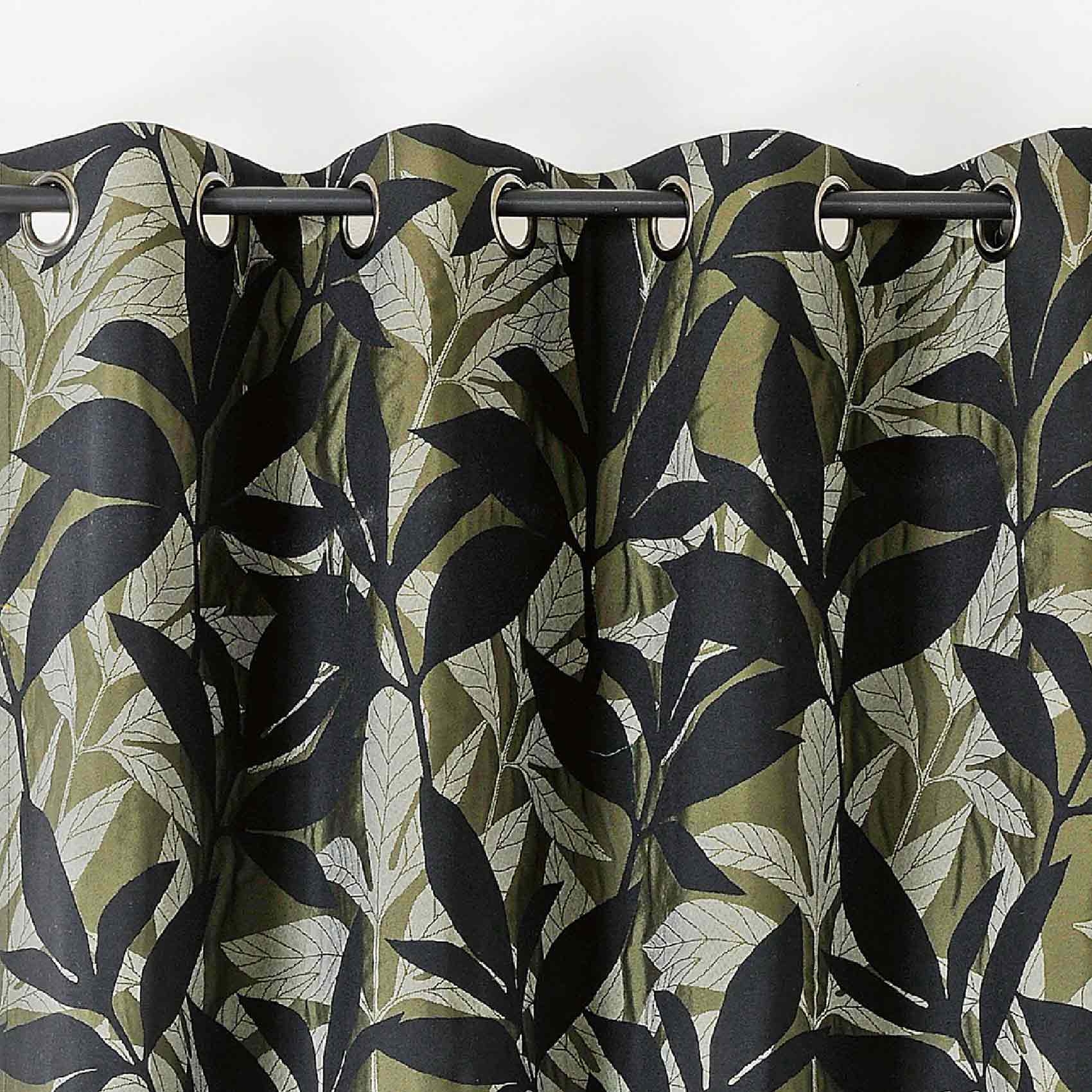 Rideau d'ameublement aux feuillages exotiques — vue 6