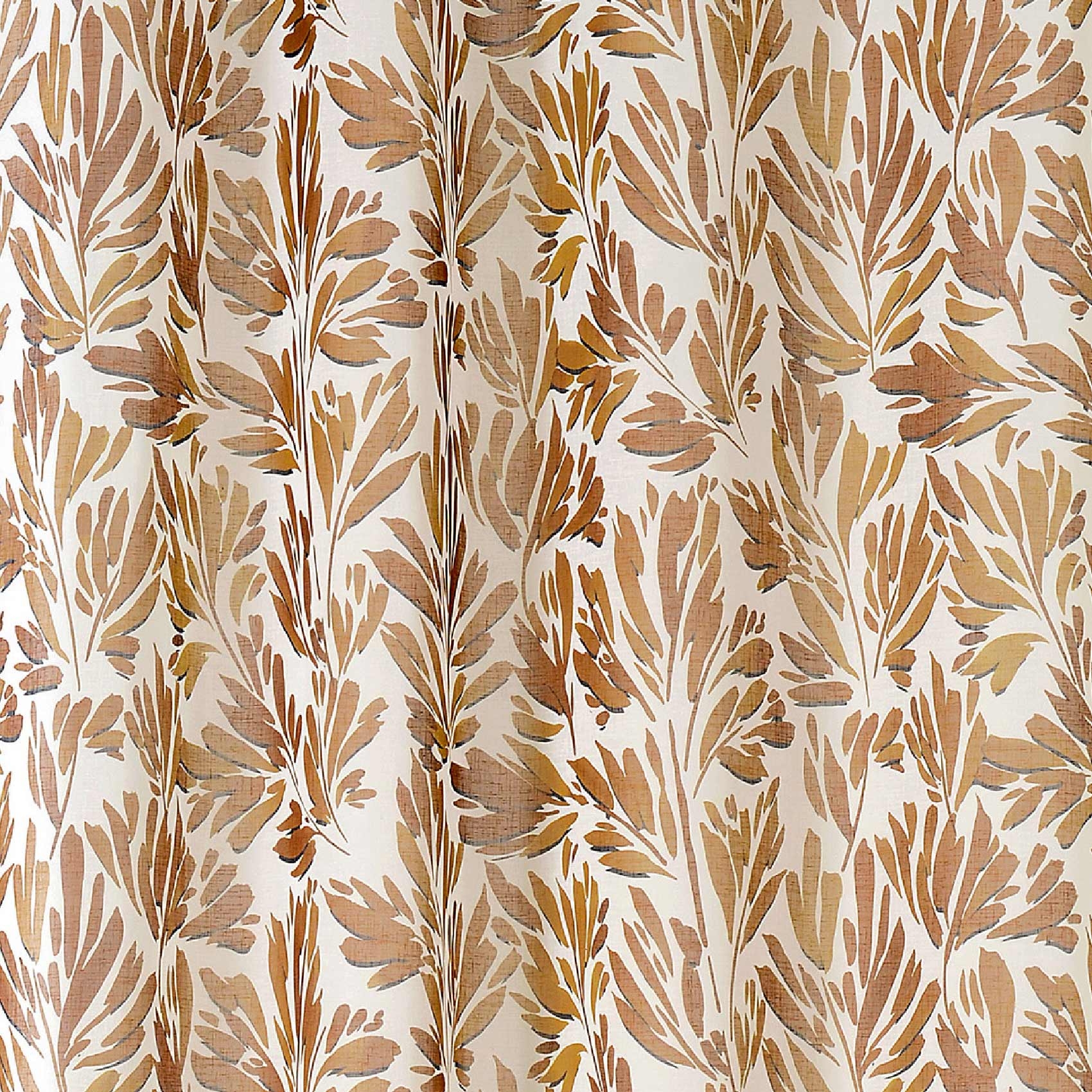 Rideau tamisant aux feuillages aquarellés — vue 4