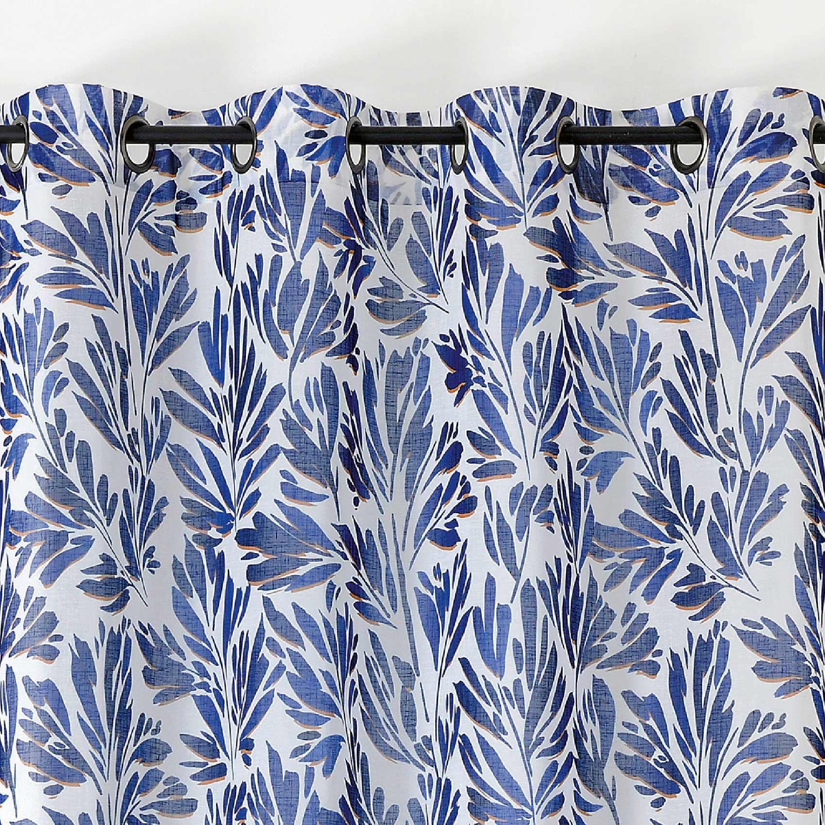 Rideau tamisant aux feuillages aquarellés — vue 6