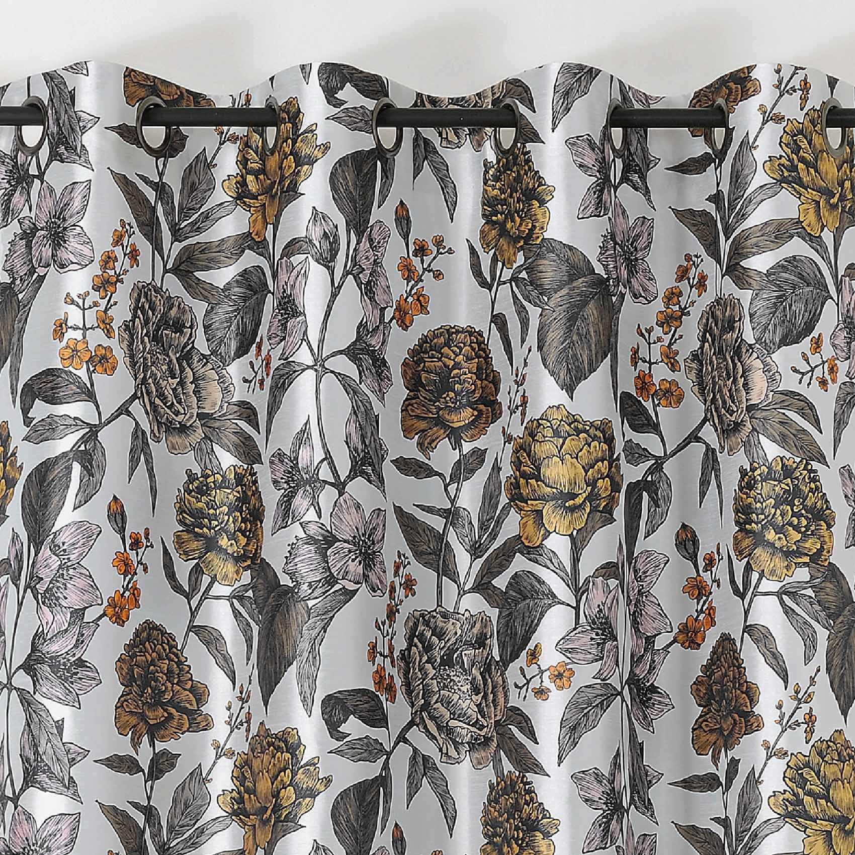 Voilage opaque et fleuri — vue 3