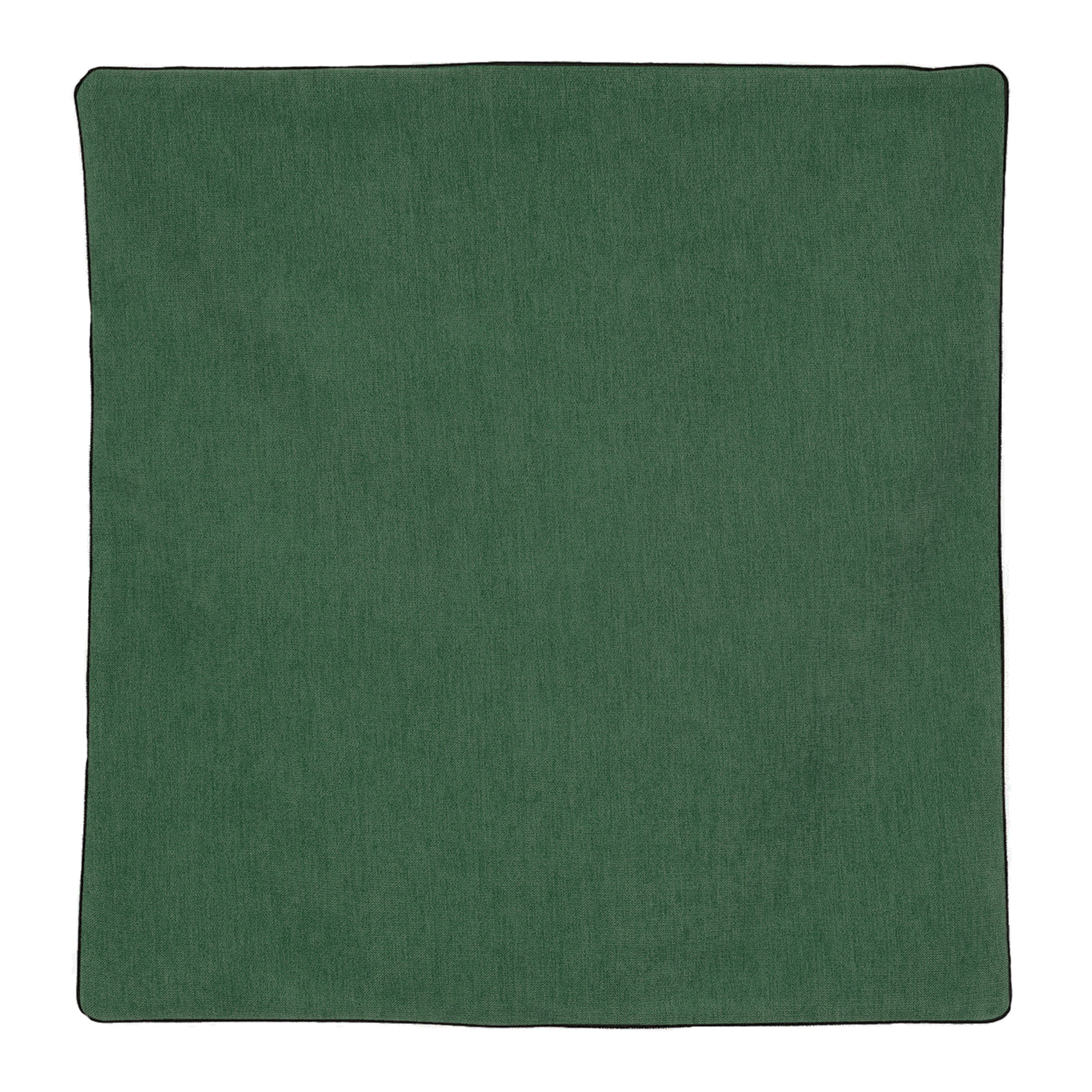 Housse de coussin passepoilée effet velours — vue 6