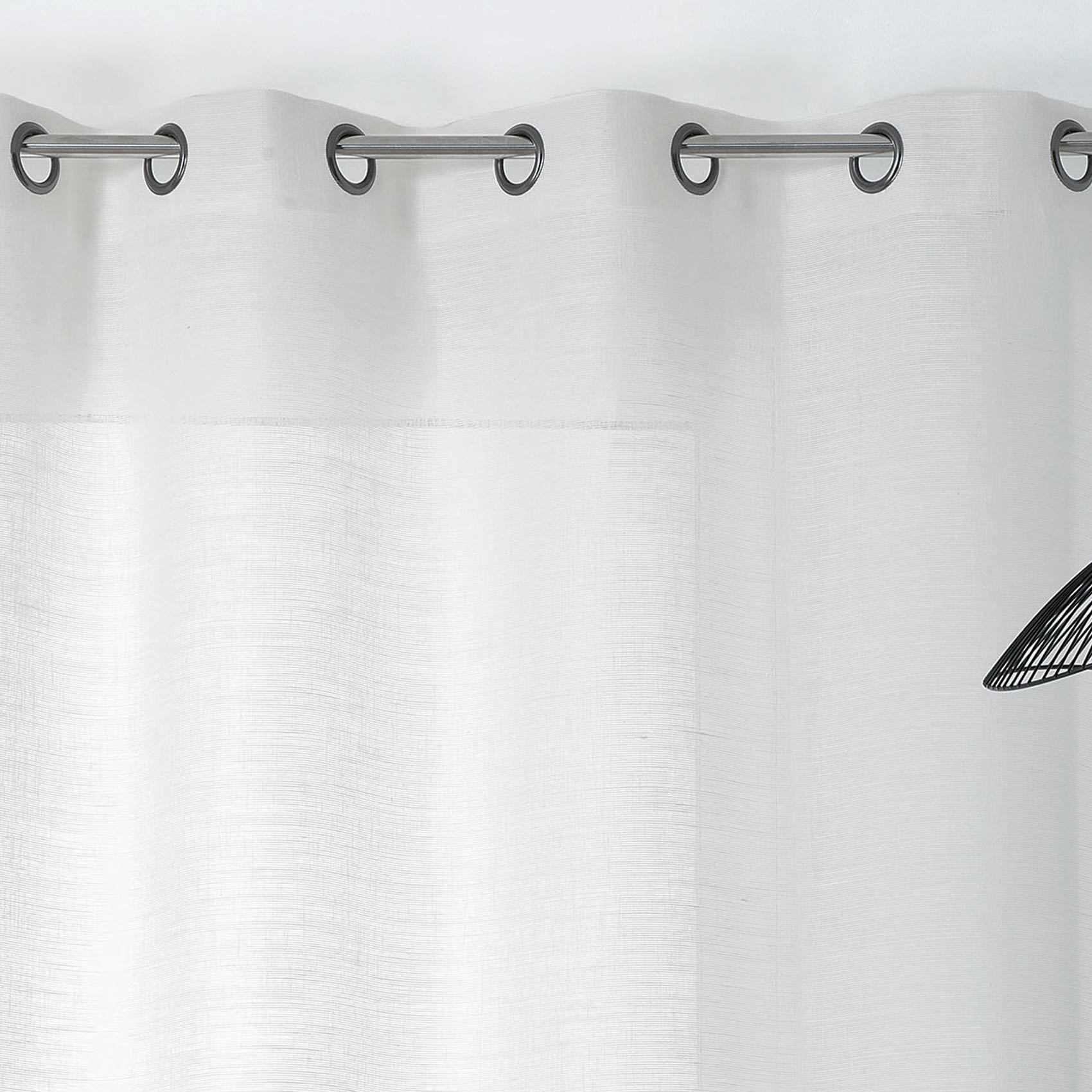 Voilage Aérien en toile de jute — vue 3