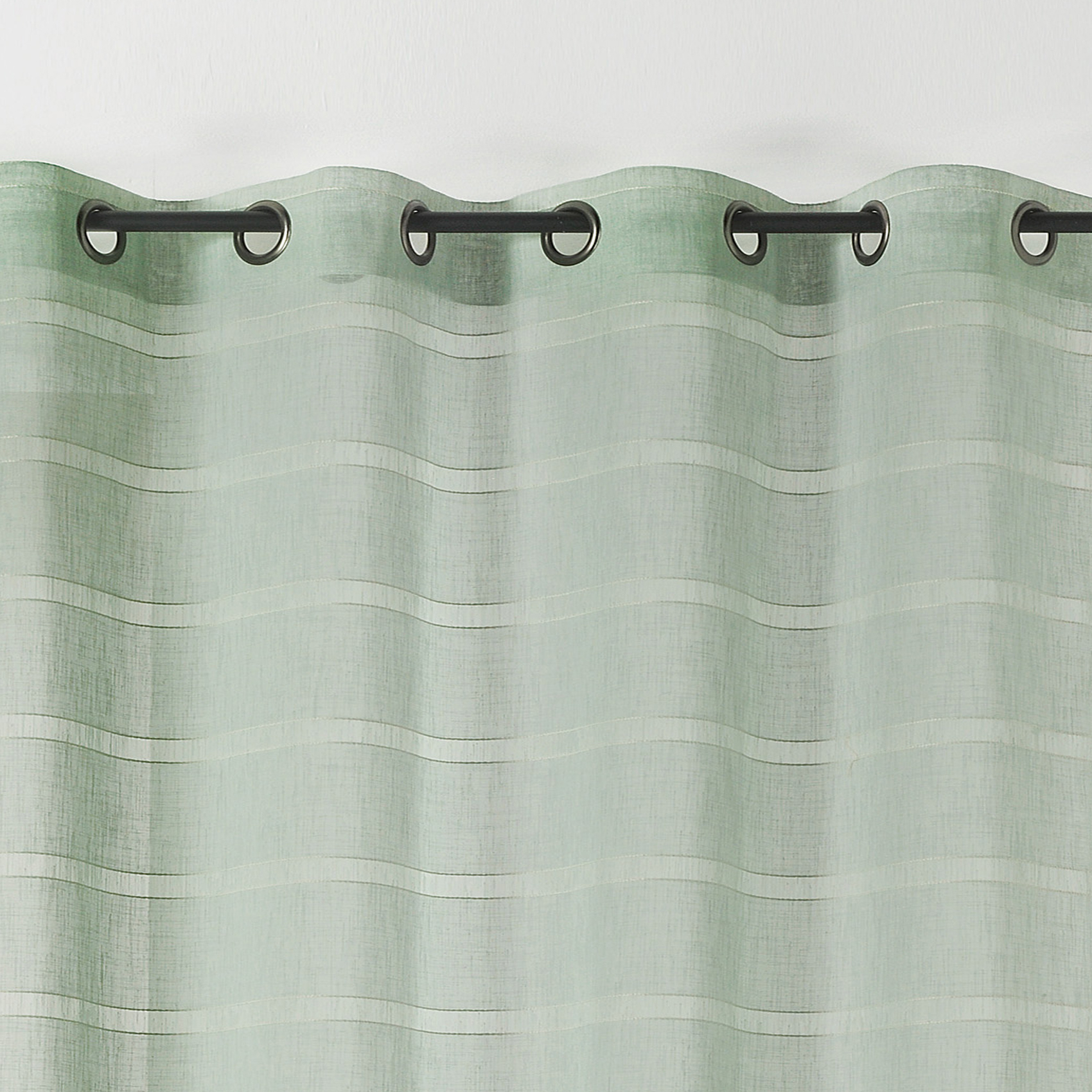 Voilage rayé et tamisant Cordelette — vue 6