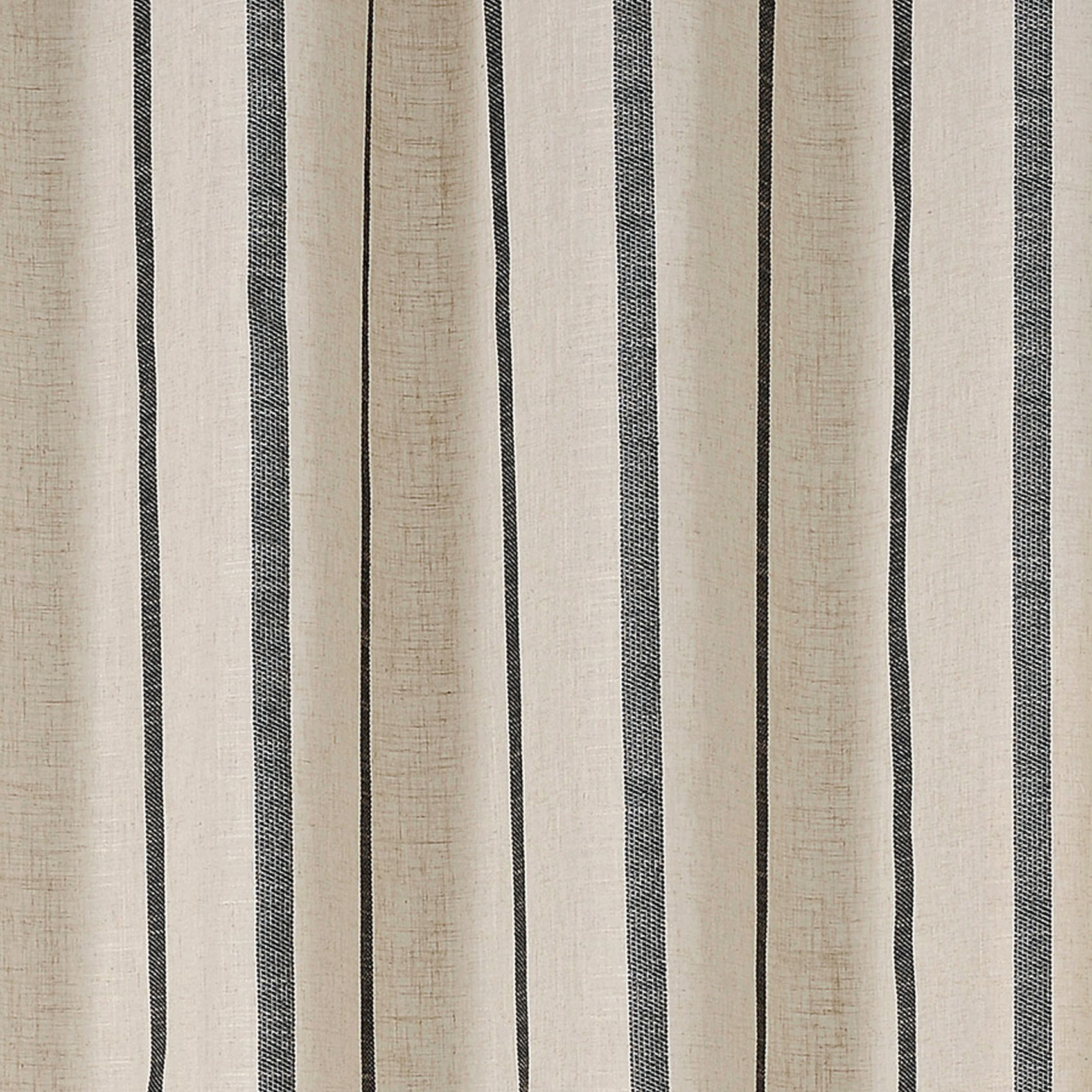 Rideau Voilage rayé poly-lin — vue 4