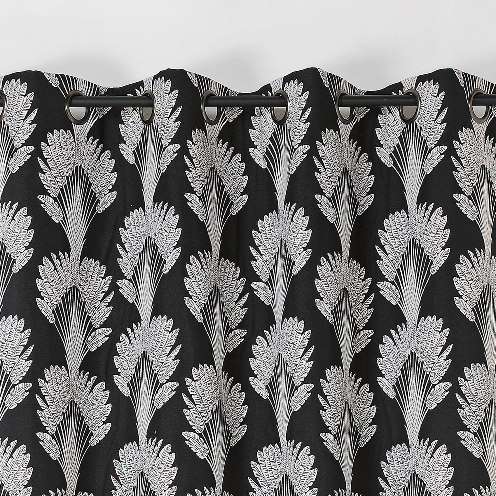 Rideau feuillages en fils recyclés — vue 3