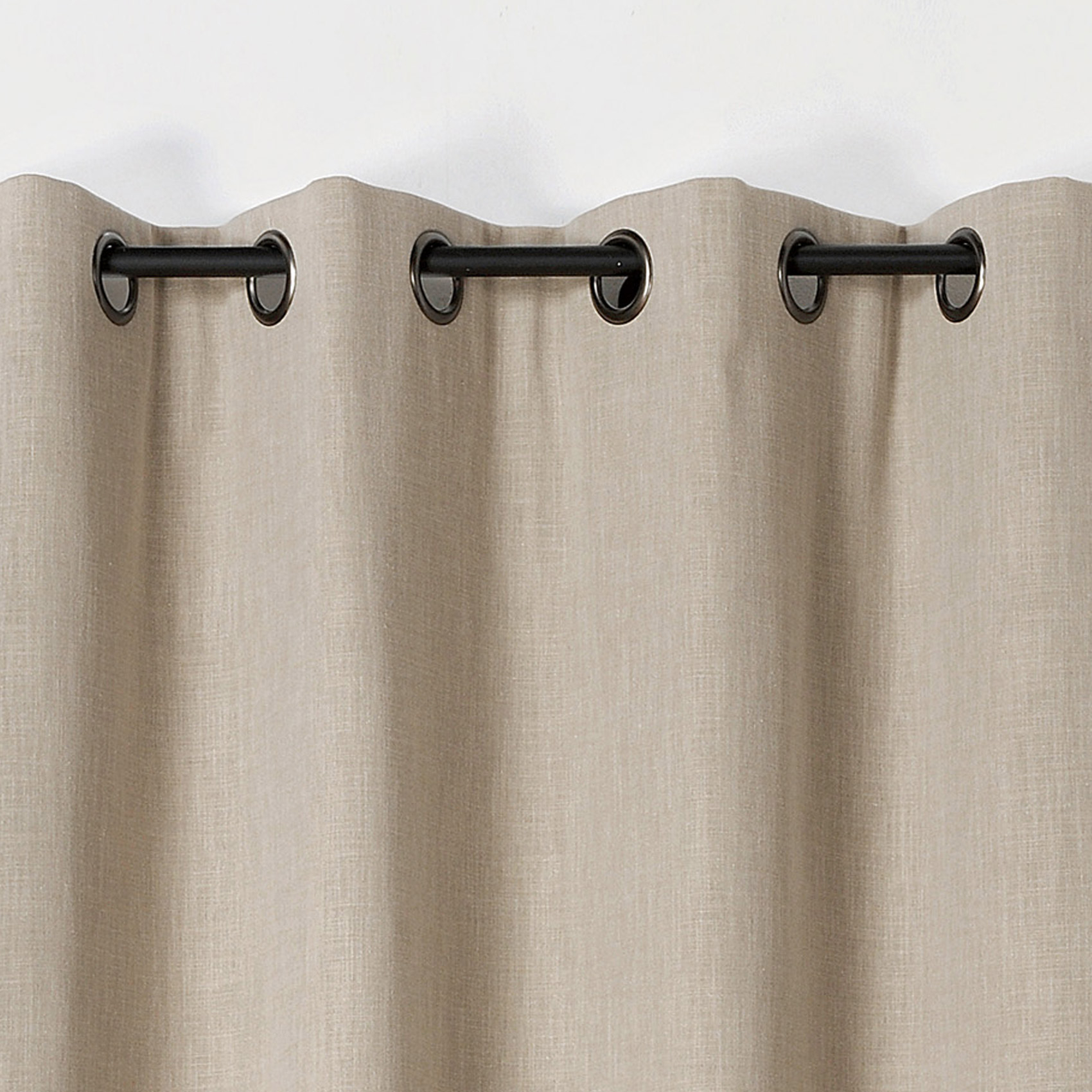 Rideau obscurcissant et isolant à effet tissé — vue 5