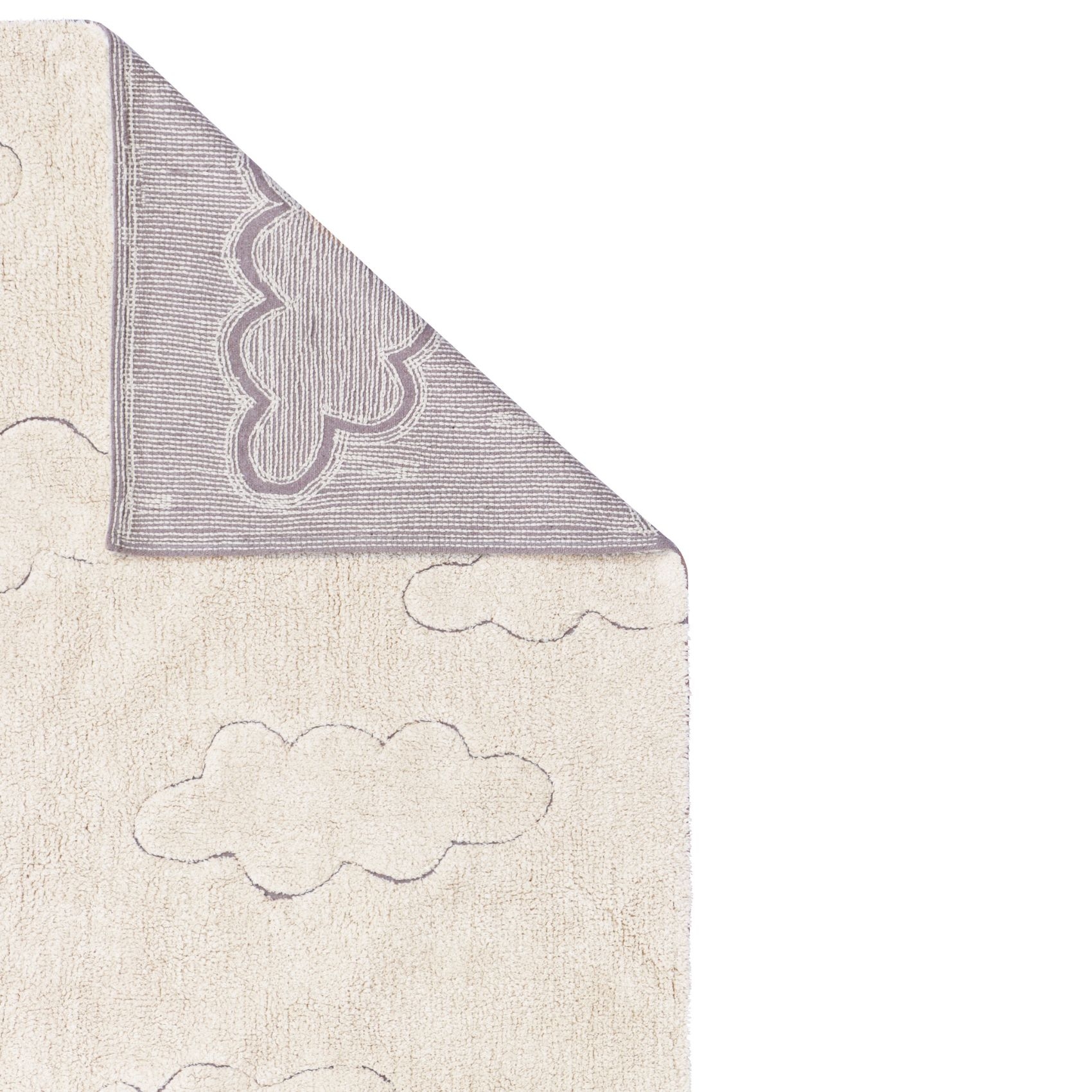 Tapis lavable rugcycled clouds — vue 5