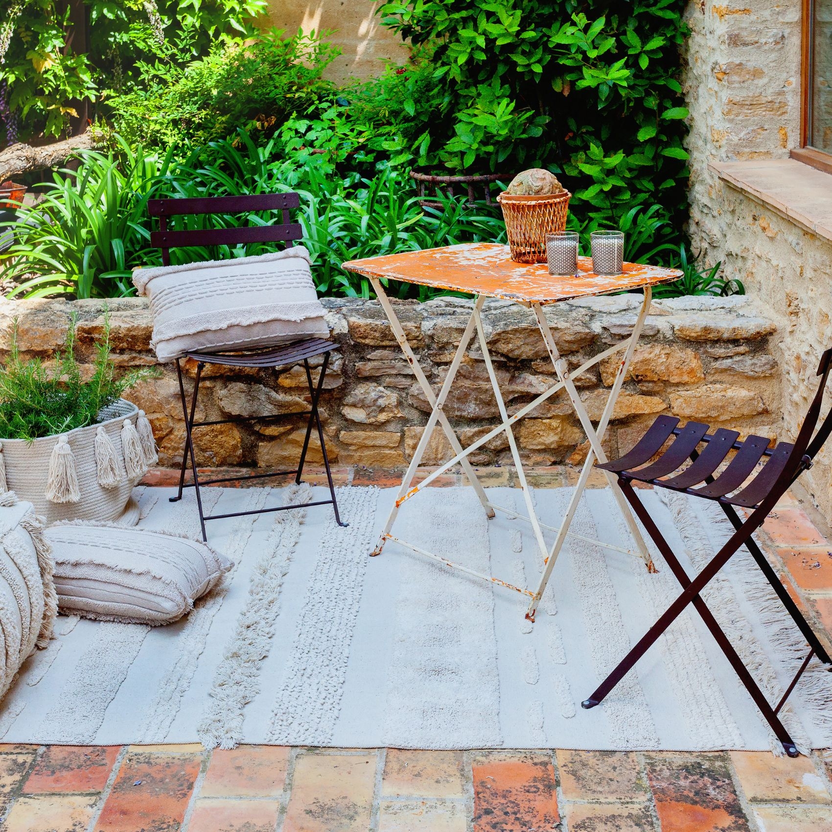 Tapis bohème lavable air naturel — vue 5