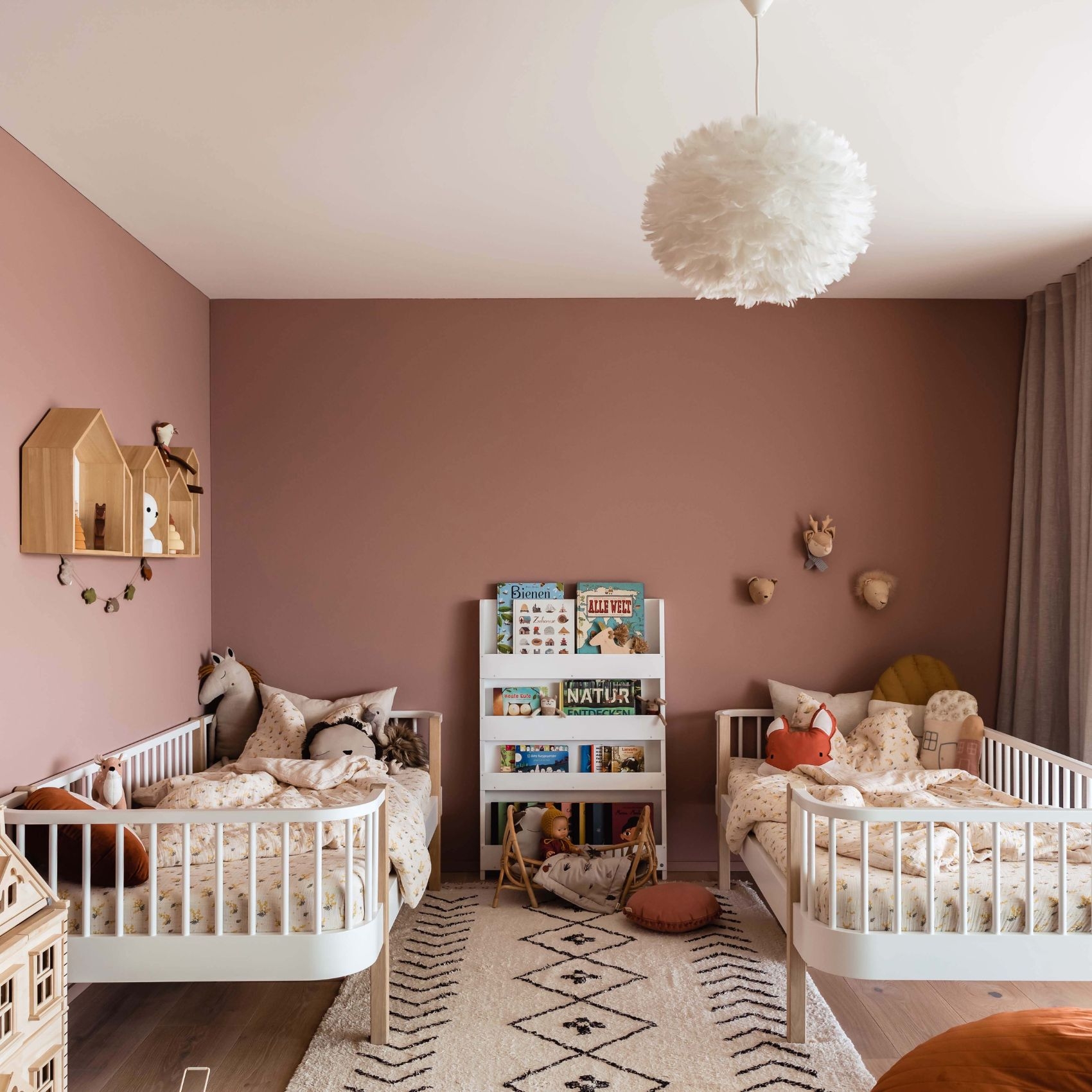 Tapis lavable bereber losanges — vue 3