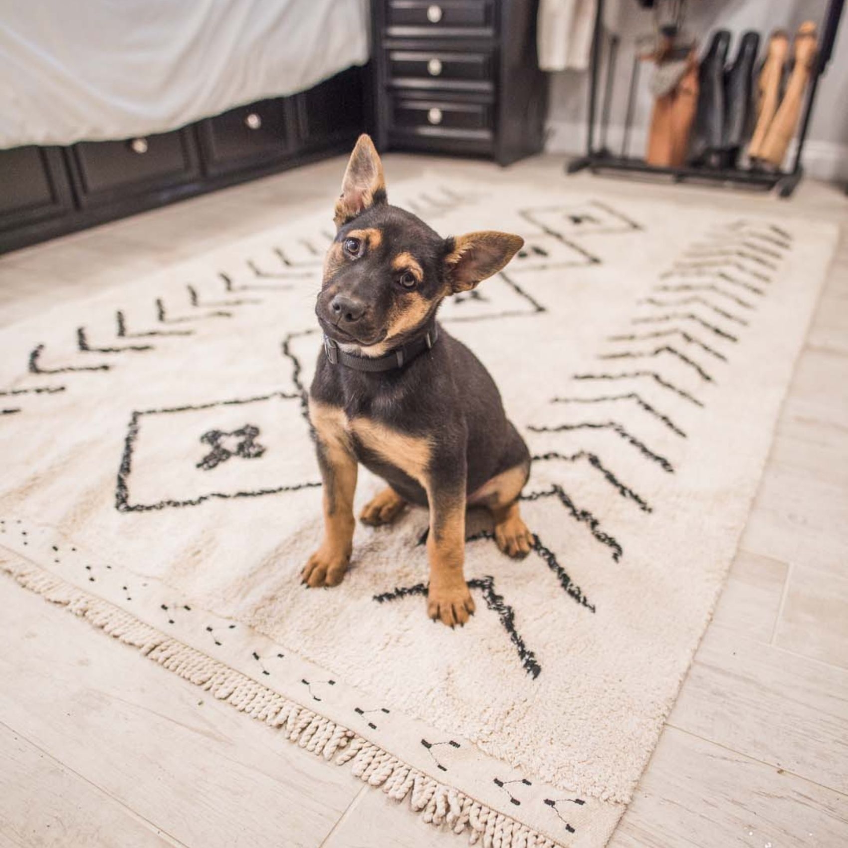 Tapis lavable bereber losanges — vue 5