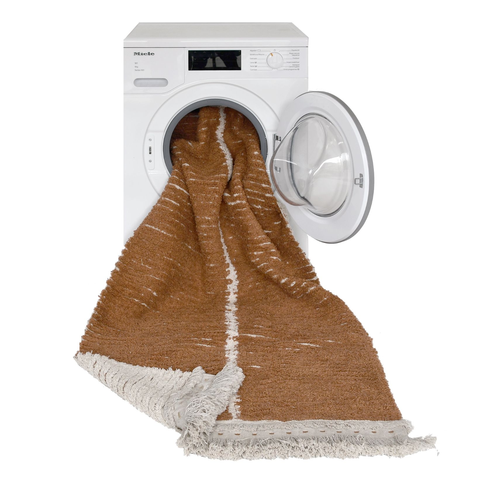 Tapis de couloir lavable et réversible caramel duo — vue 5