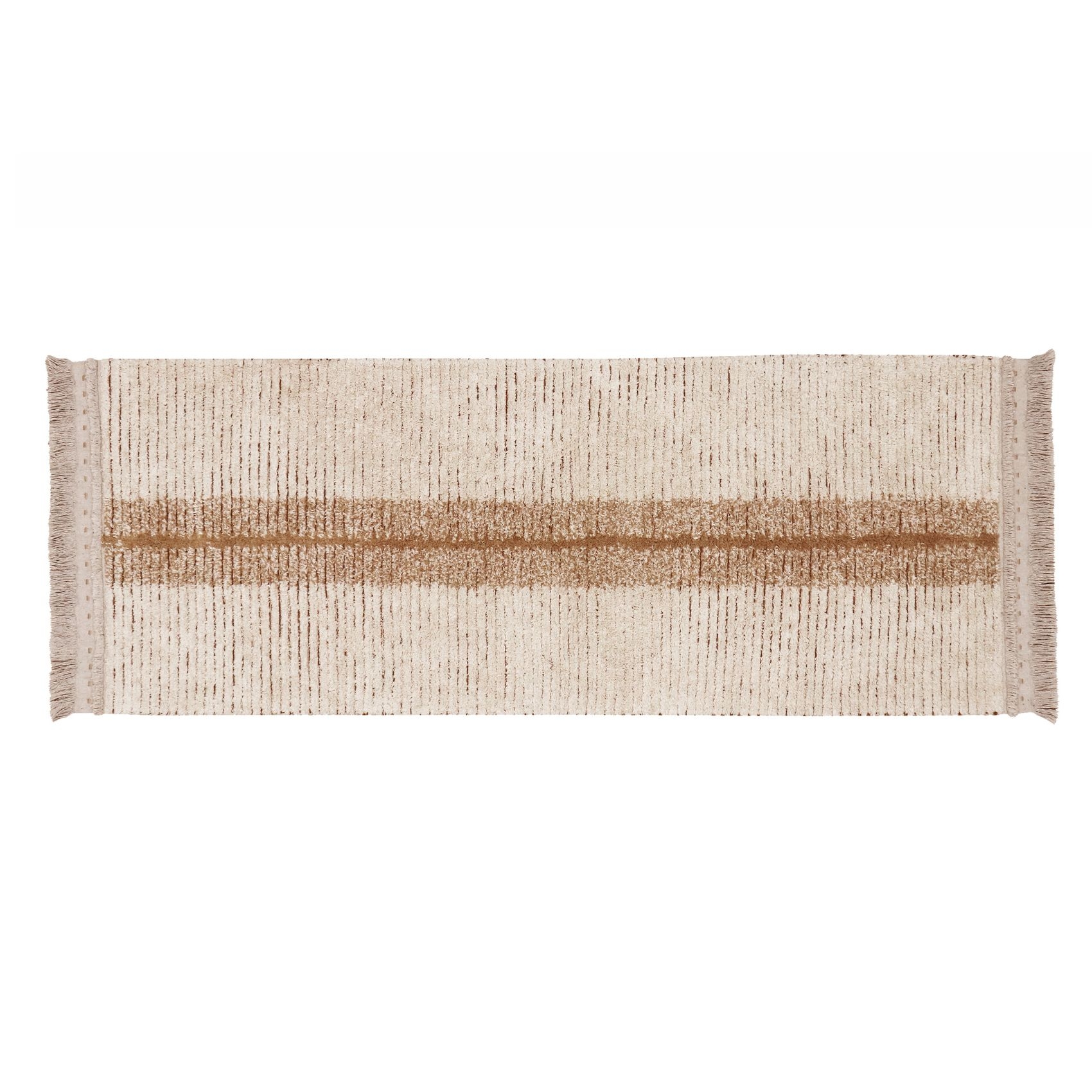 Tapis de couloir lavable et réversible caramel duo — vue 4