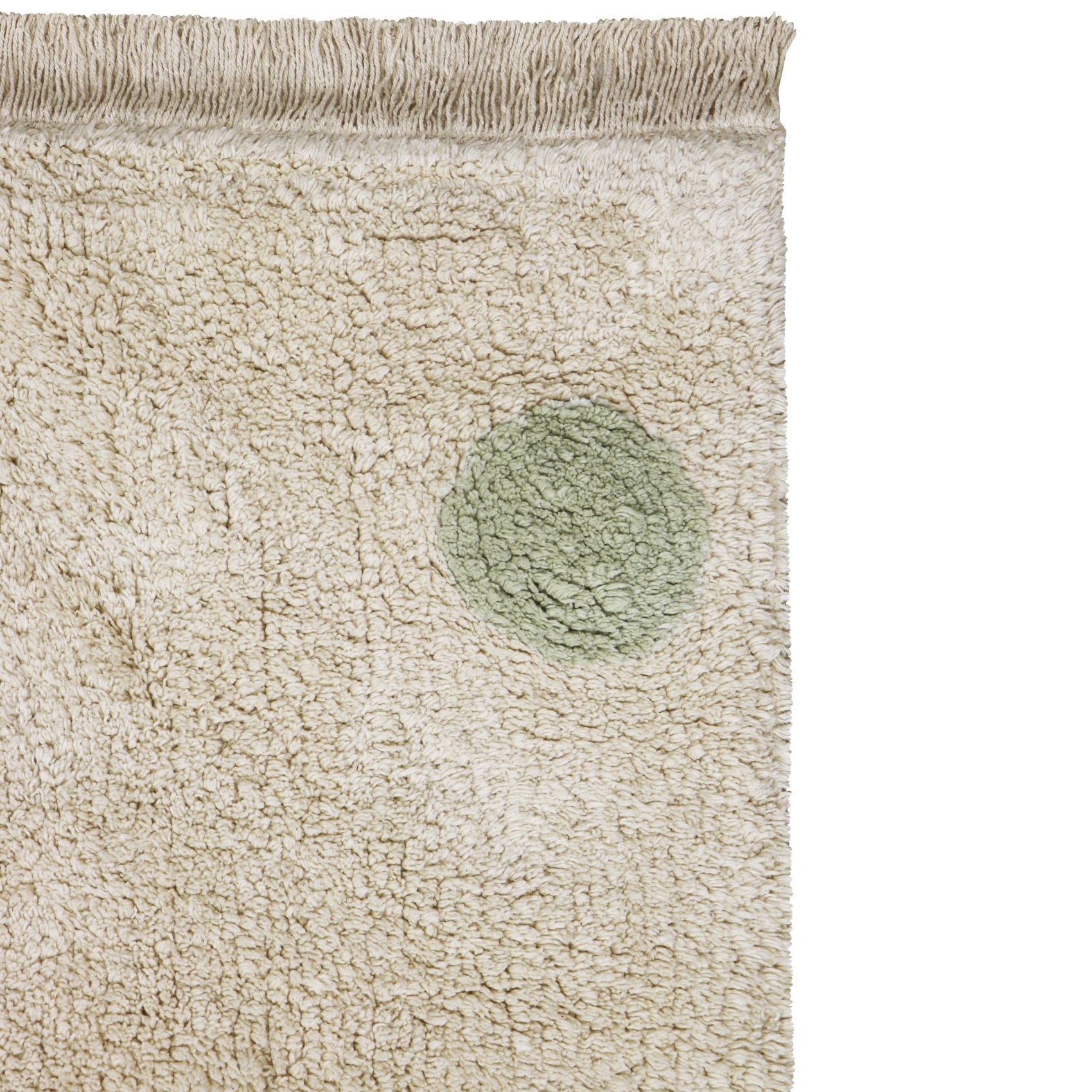Tapis lavable hippy dots naturel — vue 4