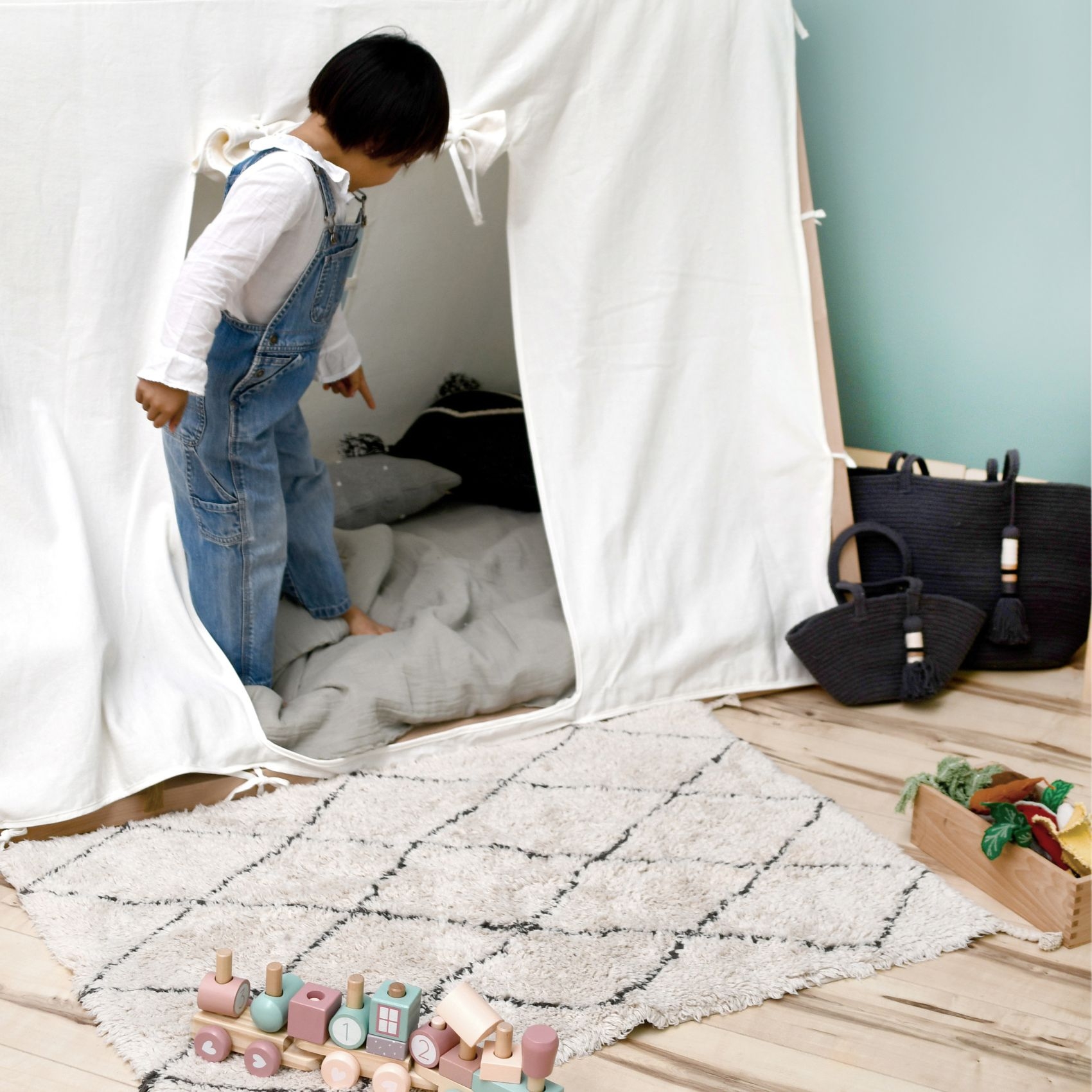 Tapis lavable mini bereber — vue 4