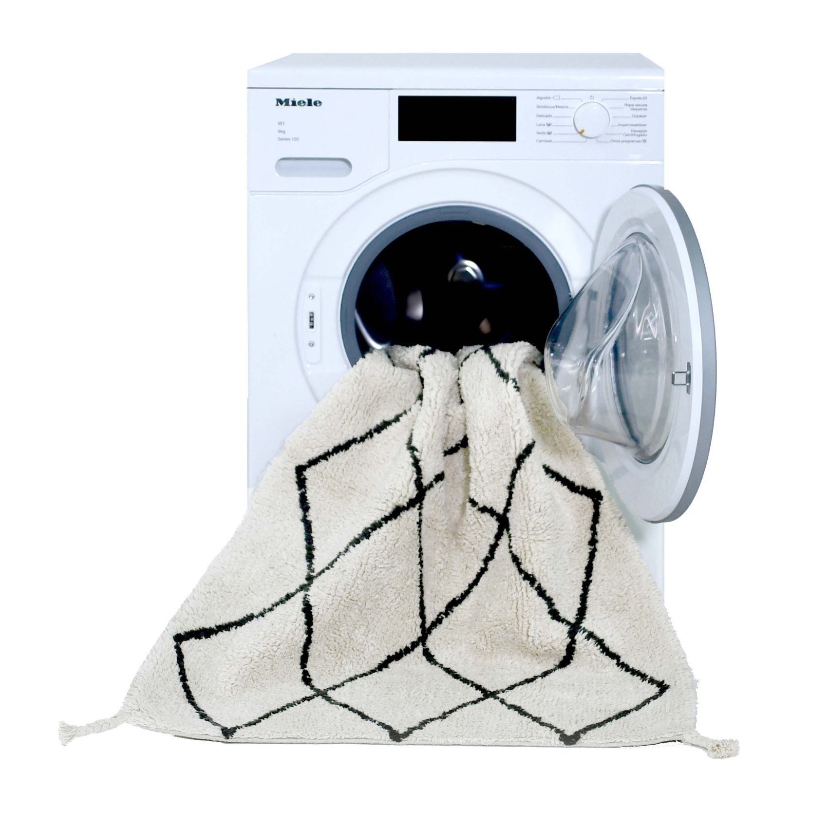 Tapis lavable mini bereber — vue 3