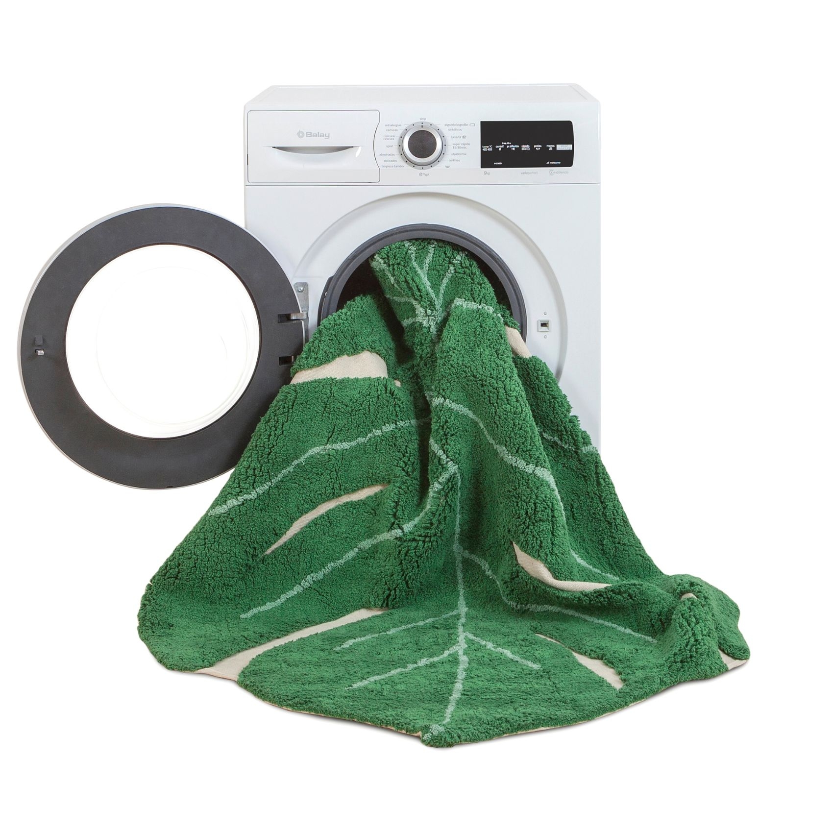 Tapis lavable feuille de monstera — vue 3