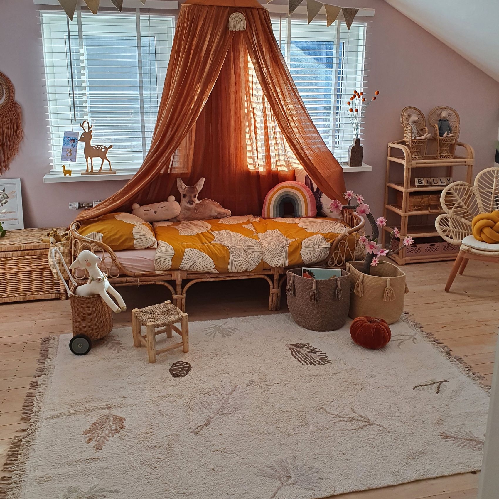 Tapis lavable forêt de pin — vue 3