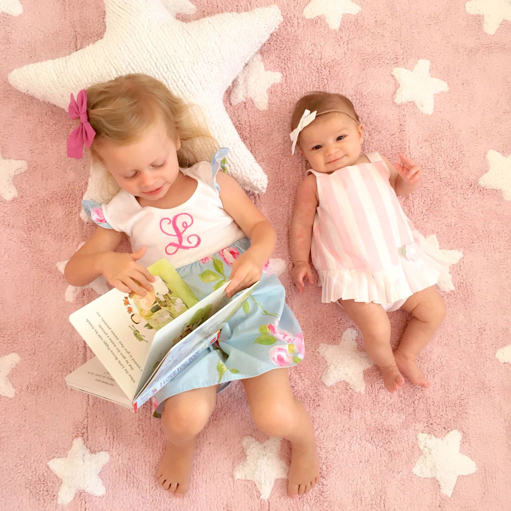 Tapis rose lavable étoiles — vue 4