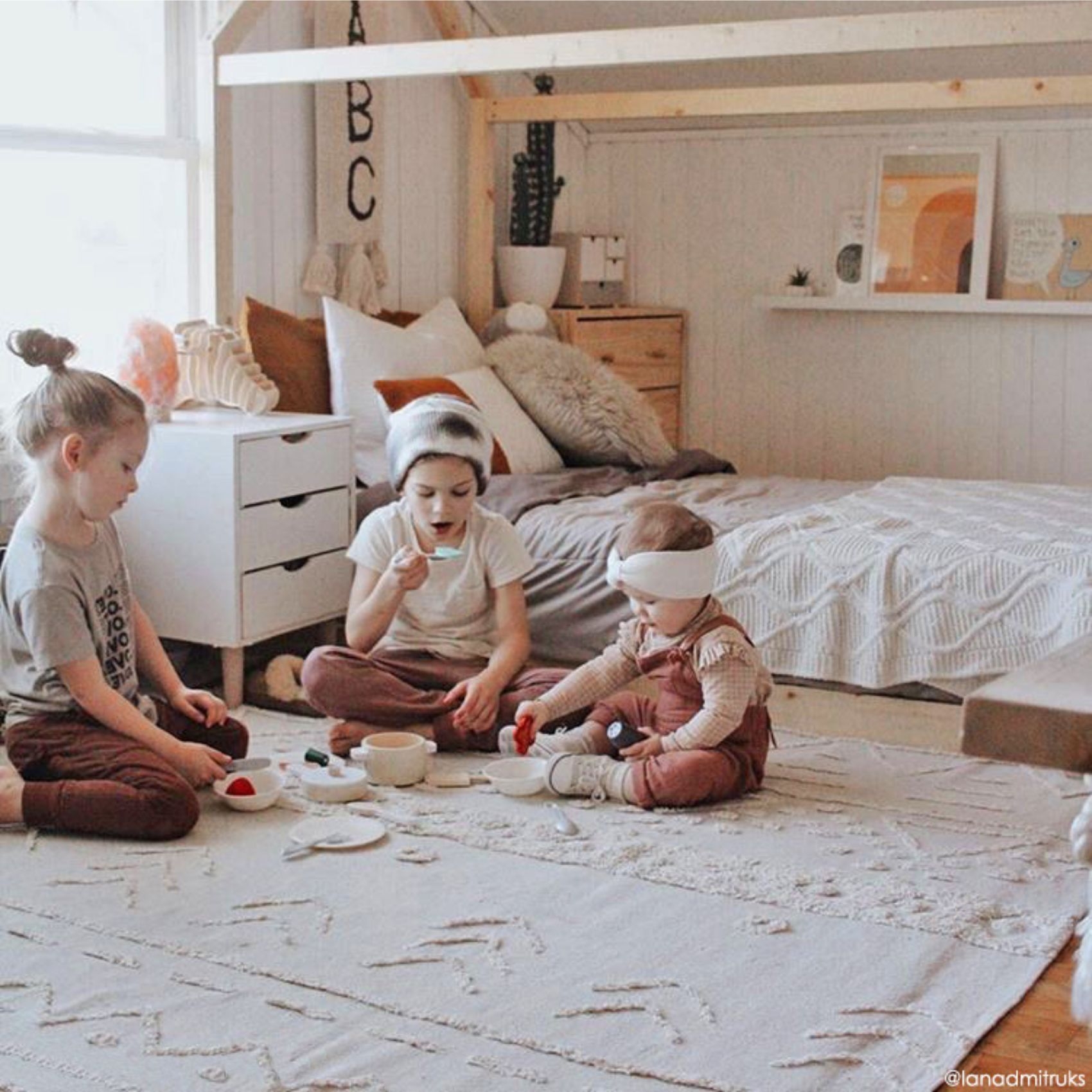 Tapis lavable tribu naturel — vue 4