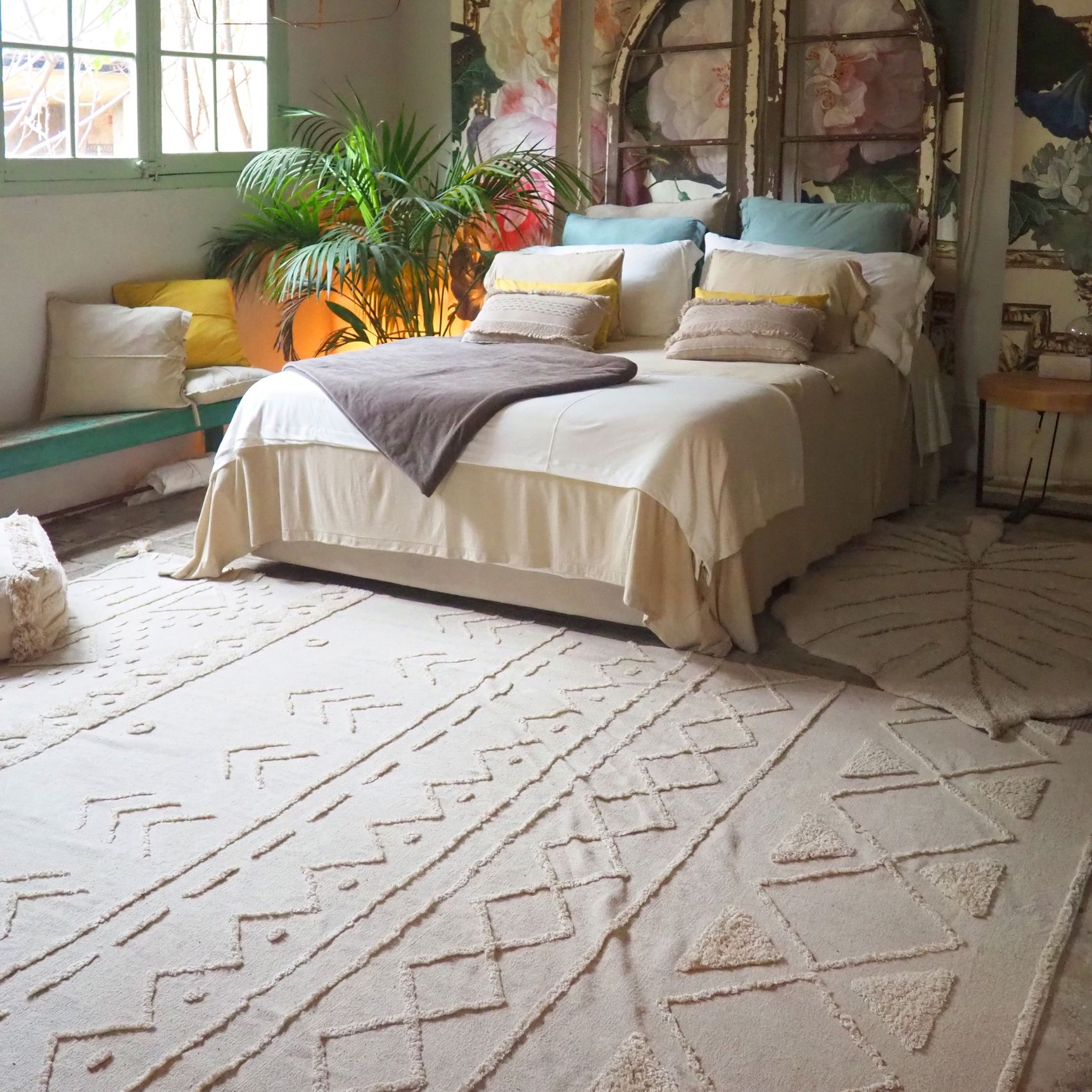 Tapis lavable tribu naturel — vue 5