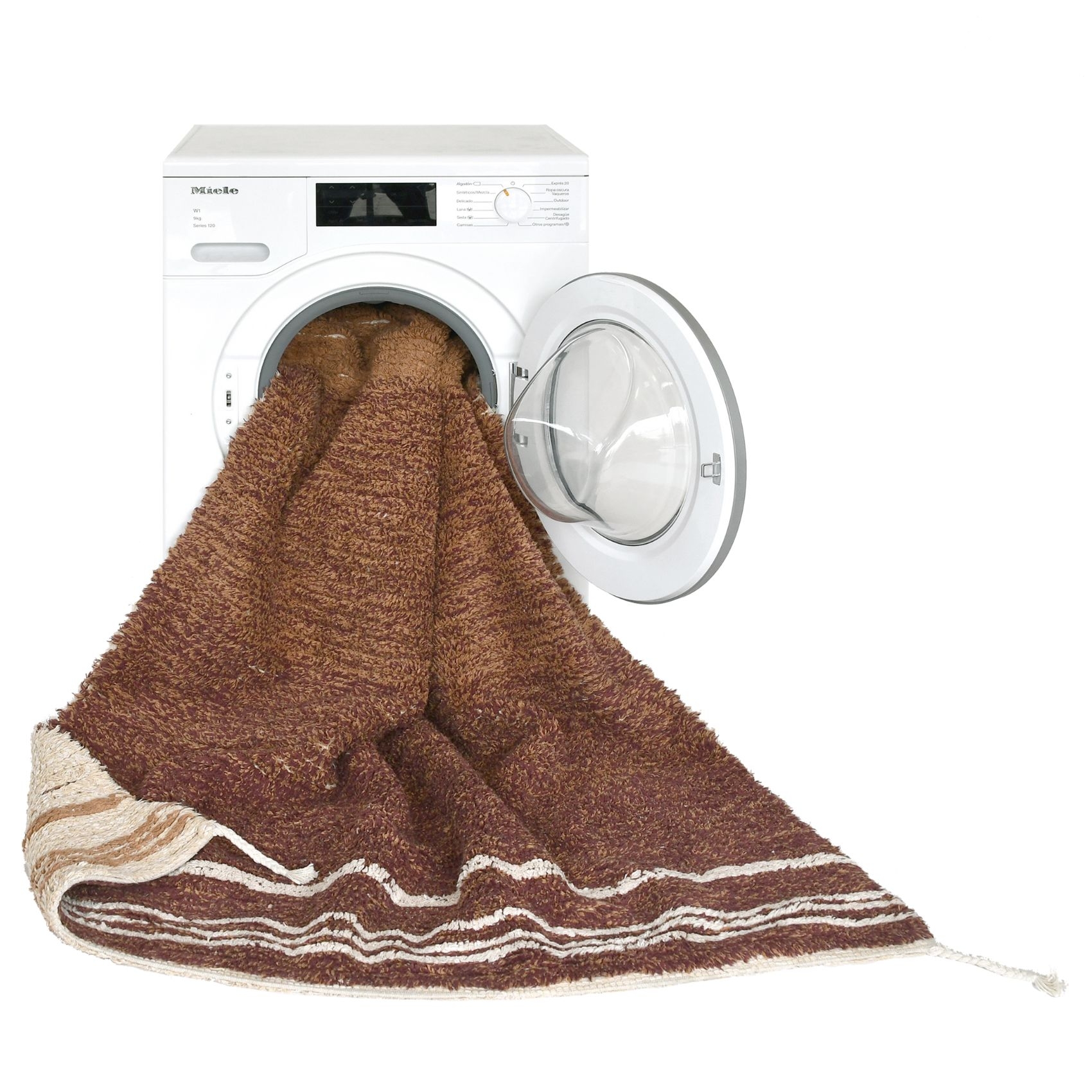 Tapis lavable réversible caramel double — vue 5