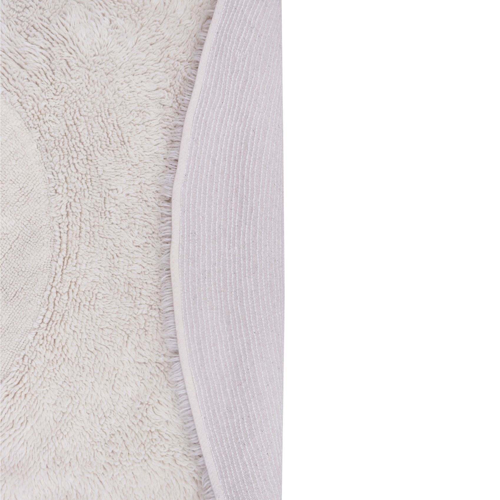 Tapis rond lavable en laine cercle arctique — vue 6