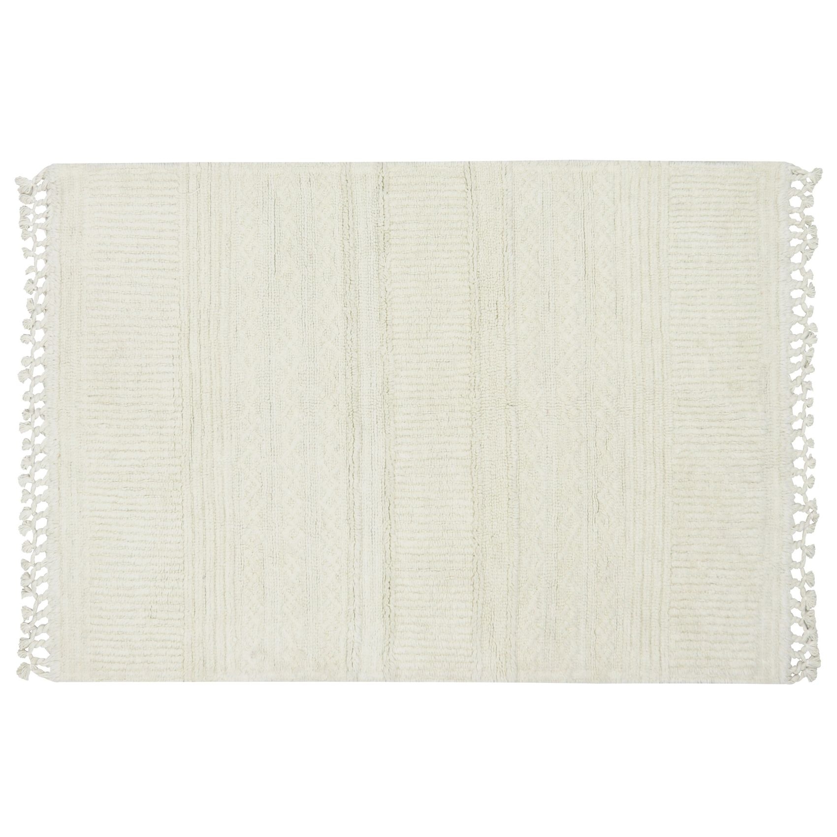 Tapis lavable en laine ari mouton