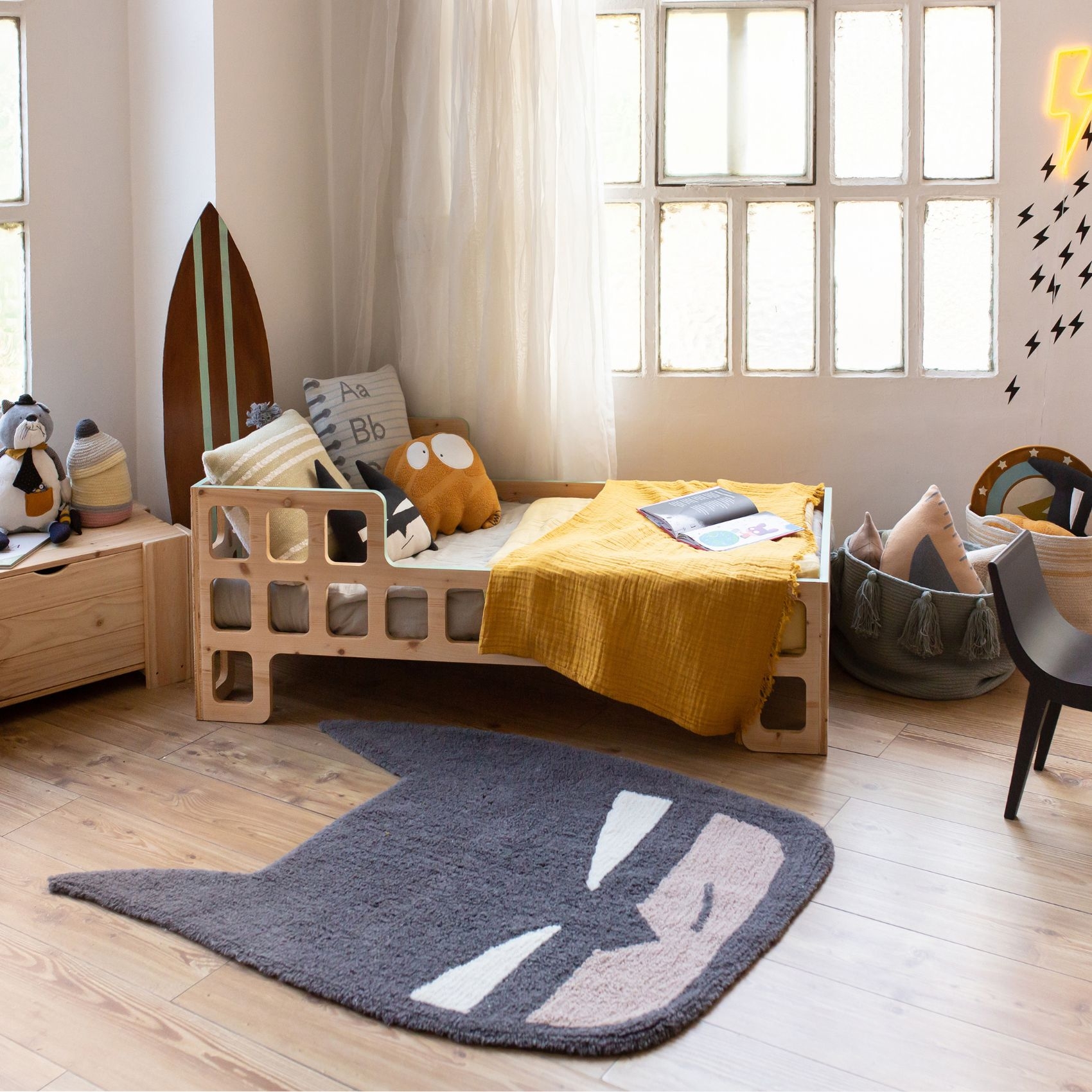 Tapis lavable en laine super héros — vue 3